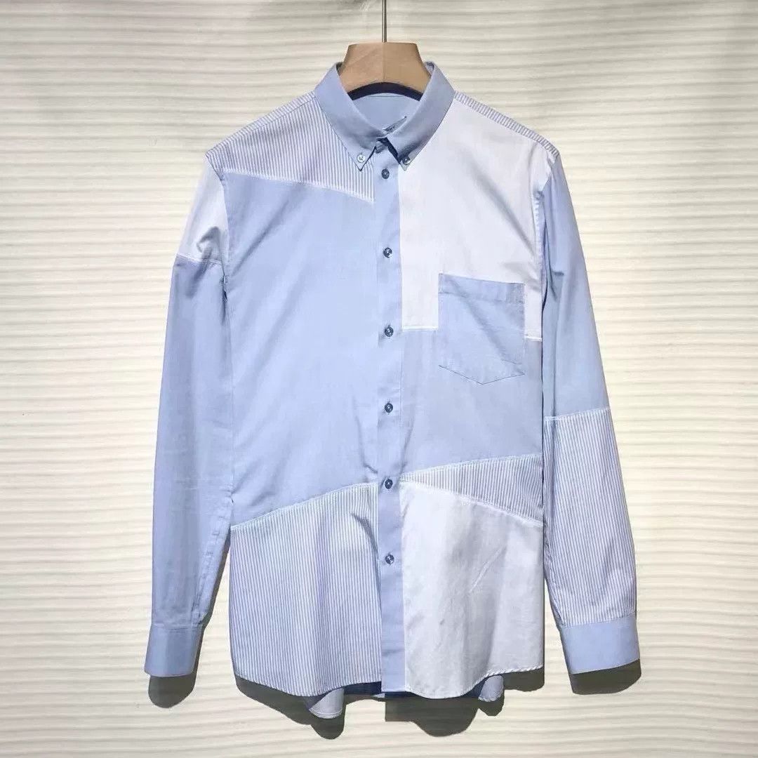 Givenchy Givenchy Spliced Long-Sleeve Shirt Size US XXS / EU 40 - 1 Thumbnail