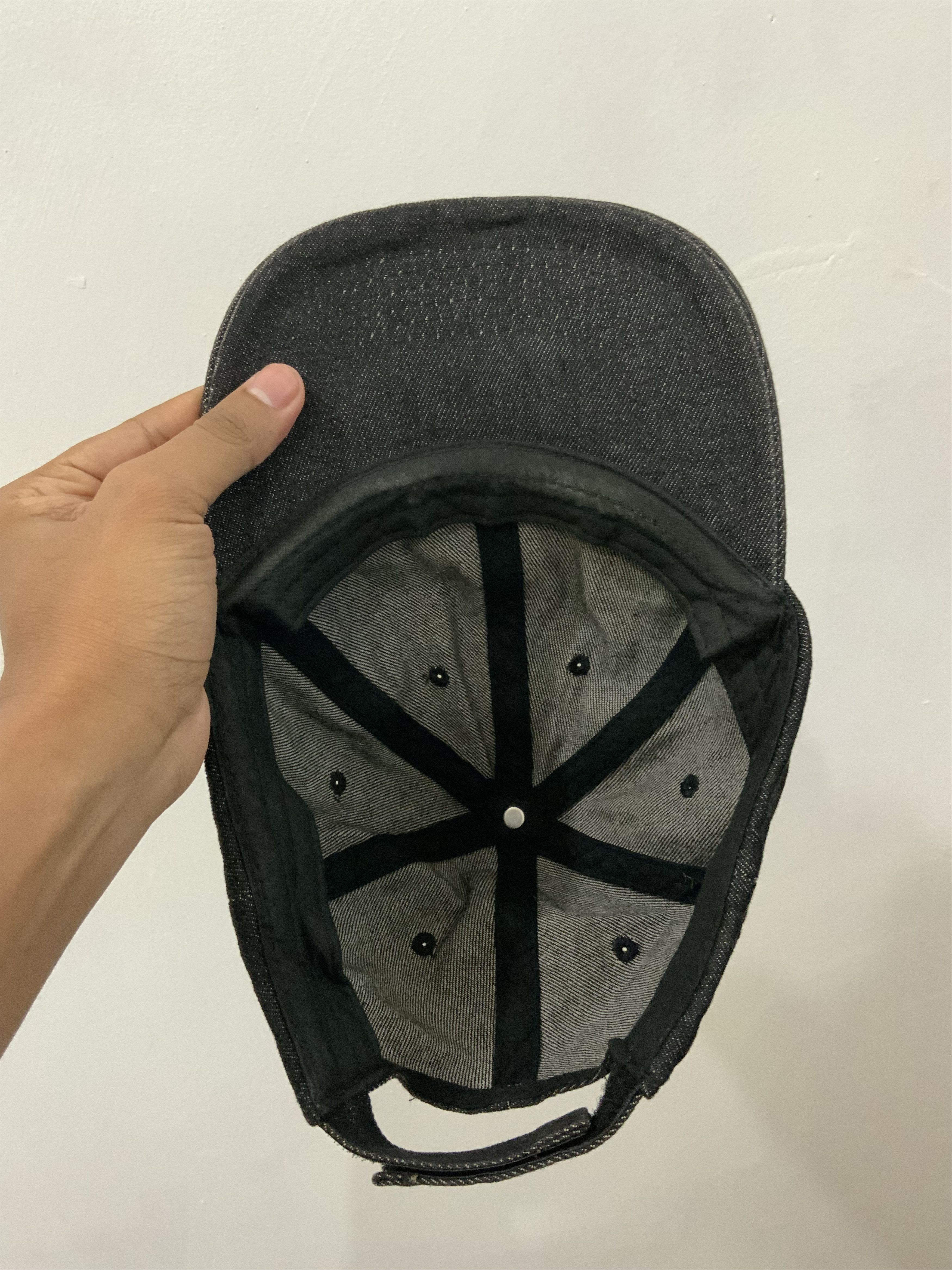 Japanese Brand Black Denime Fade Hat Size ONE SIZE - 7 Thumbnail