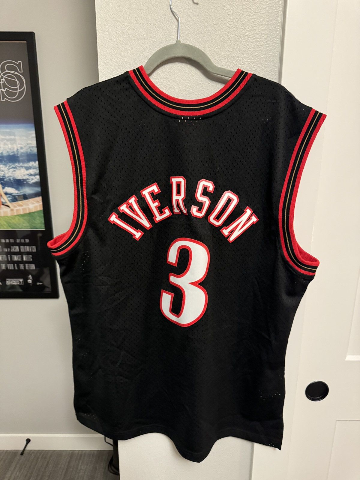 Mitchell & Ness Allen Iverson Mitchell & Ness Jersey Size US XL / EU 56 / 4 - 2 Thumbnail