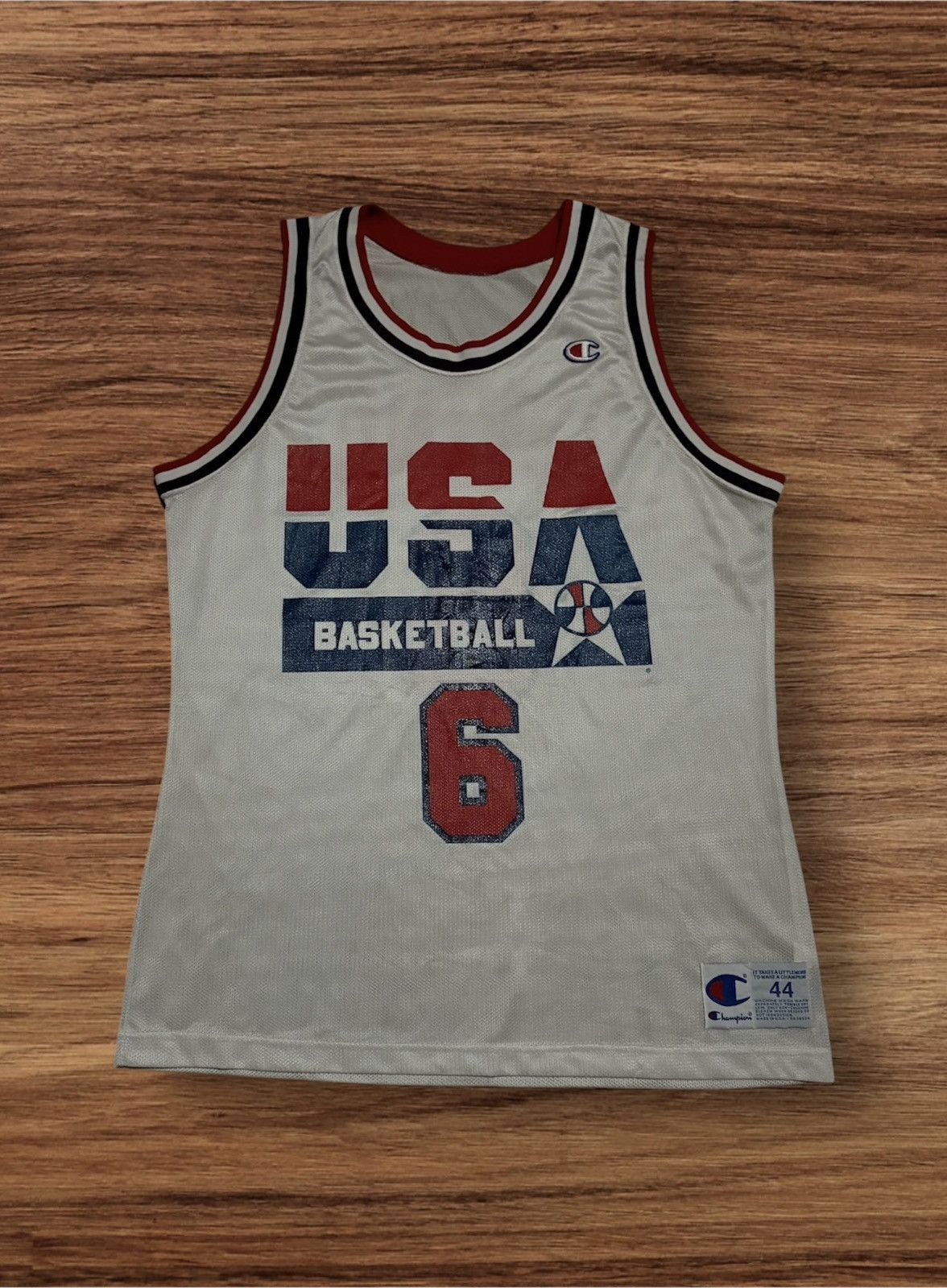 Champion Vintage Champion USA BASKETBALL EWING 6 Mesh Sleevelees Size US L / EU 52-54 / 3 - 1 Thumbnail