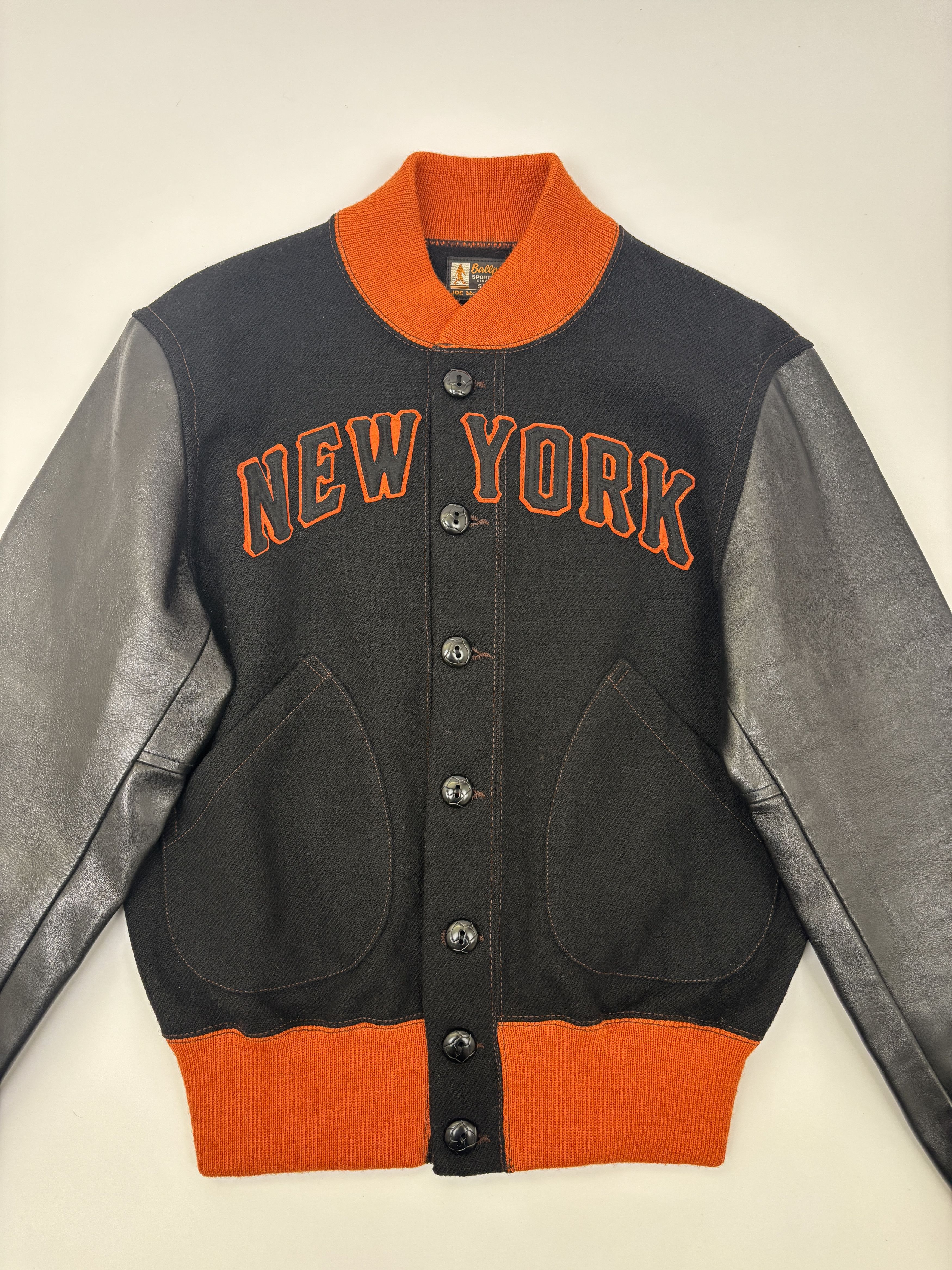 The Real McCoy's The Real McCoy’s Varsity Jacket Wool Leather Chenille Patch Size US S / EU 44-46 / 1 - 4 Thumbnail