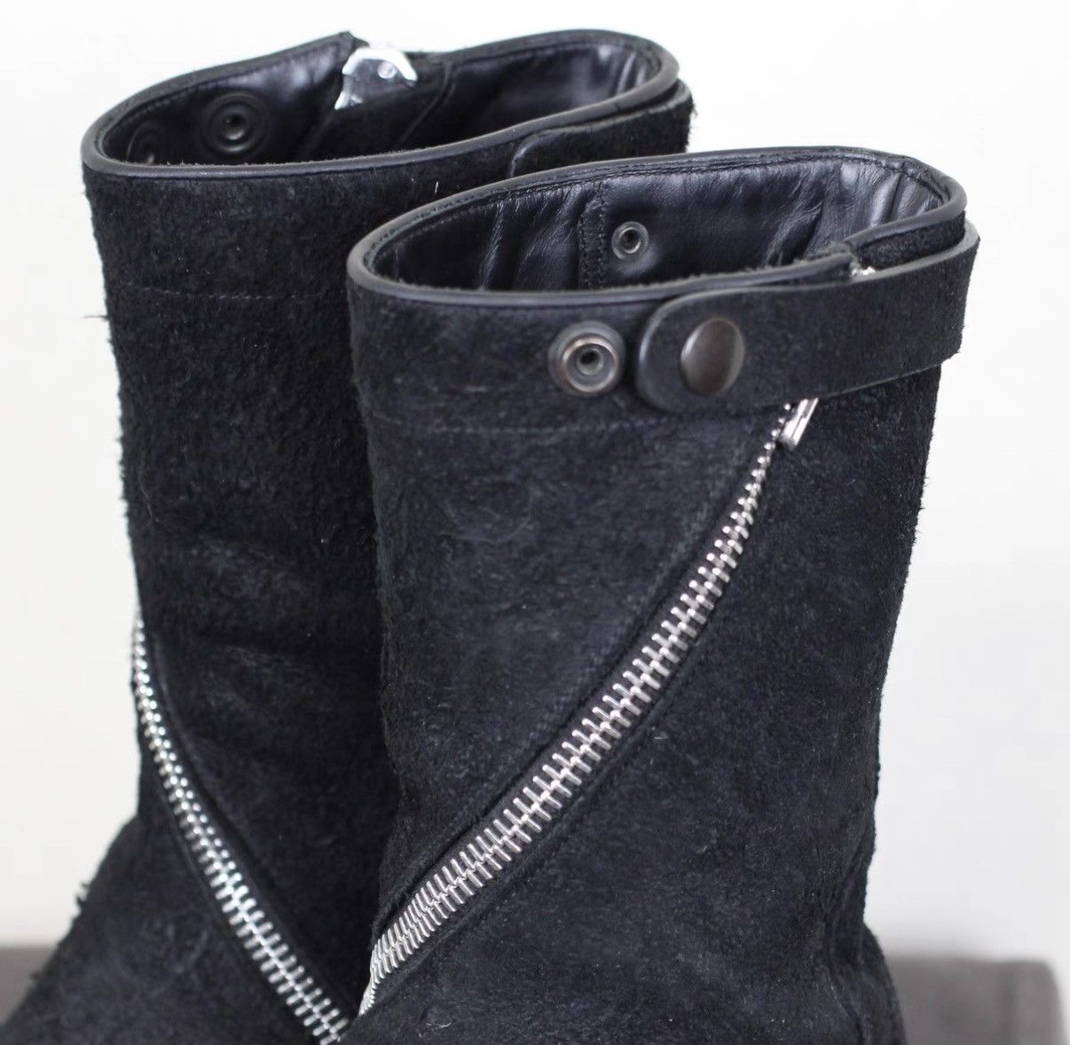 Rick Owens Rick Owens Mainline Suede Swivel-Zip Military Boots Size US 8.5 / IT 38.5 - 3 Thumbnail