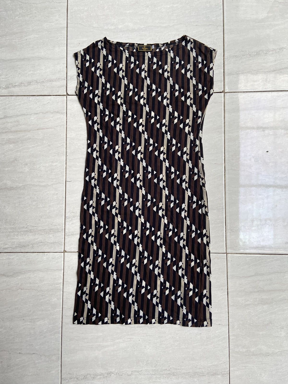 Fendi FENDI Motive Midi Dress Size S / US 4 / IT 40 - 7 Thumbnail