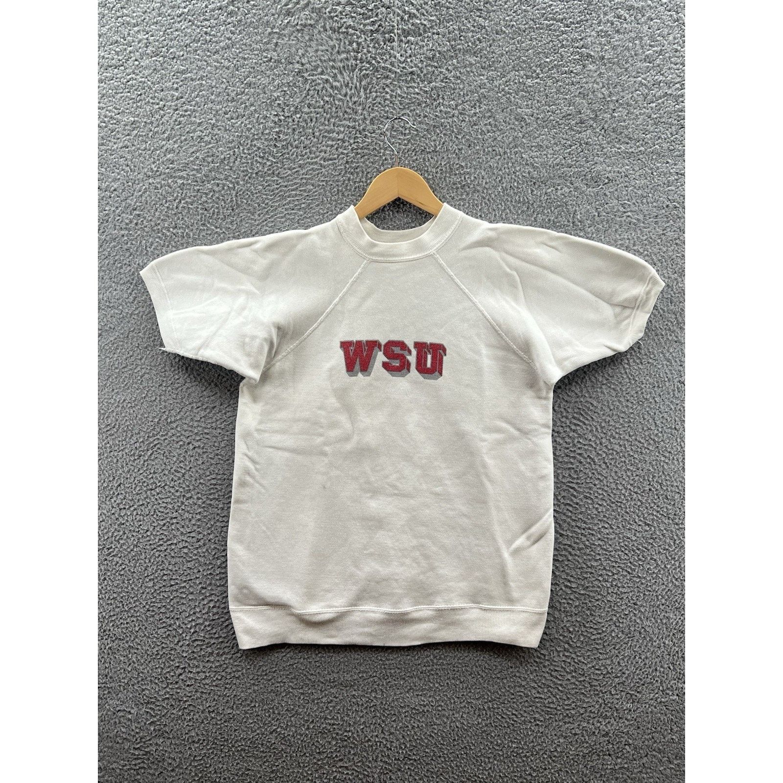 50’s 60’s WSU Washington State University Short Sleeve Sweat