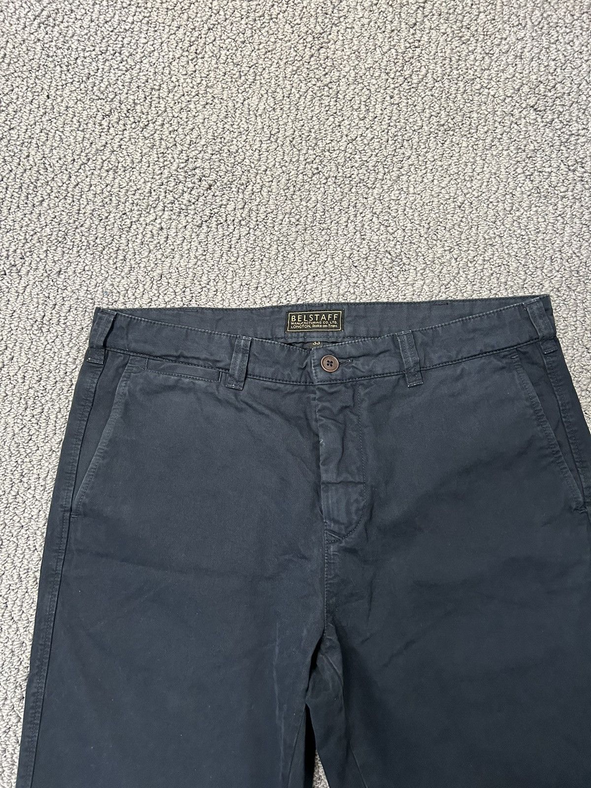 Belstaff Navy Belstaff Chinos Size 33 Size US 33 - 2 Thumbnail