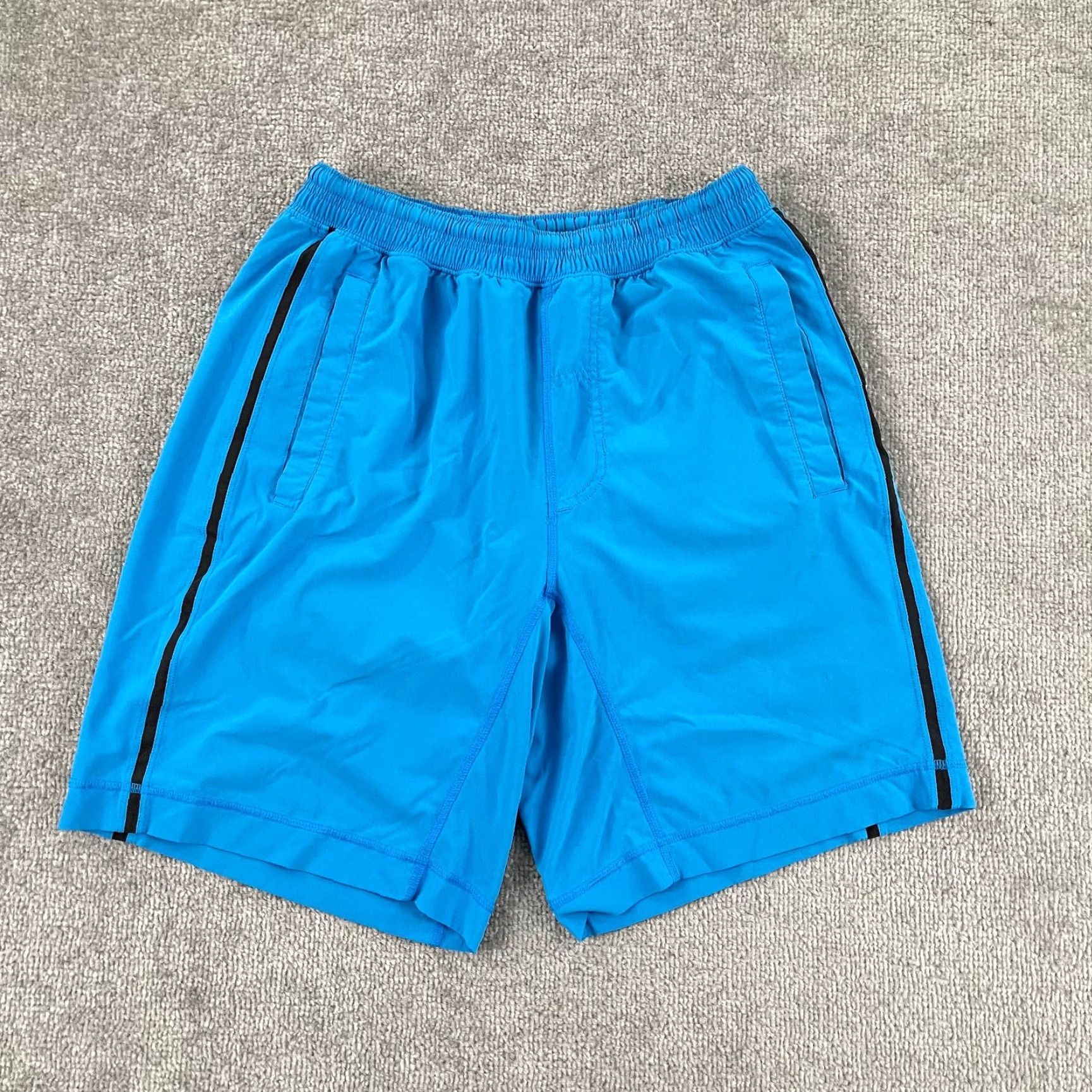 Lululemon LULULEMON Shorts Mens Medium x 8" Lined Pace Breaker Blue Running Training Gym Size US 31 - 3 Thumbnail