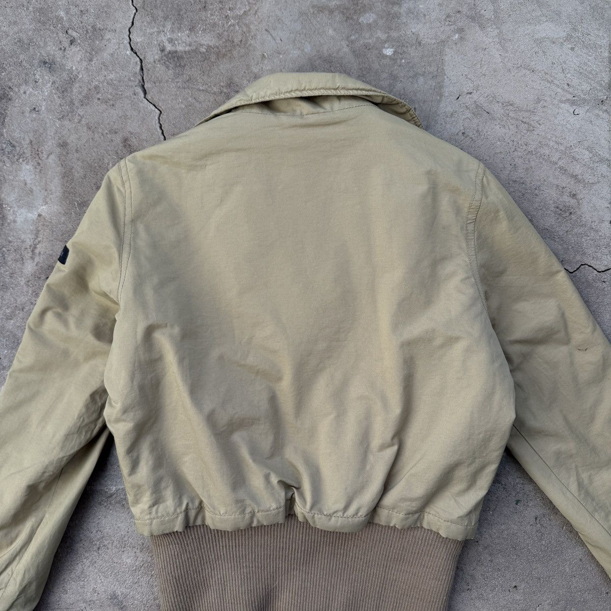 Peuterey × Vintage Peuterey Bomber Nylon Jacket Cream Size L / US 10 / IT 46 - 5 Thumbnail