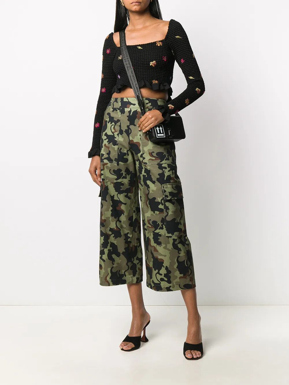 Off-White o1y1225 Crop Top in Multicolor Size XS / US 0-2 / IT 36-38 - 5 Thumbnail