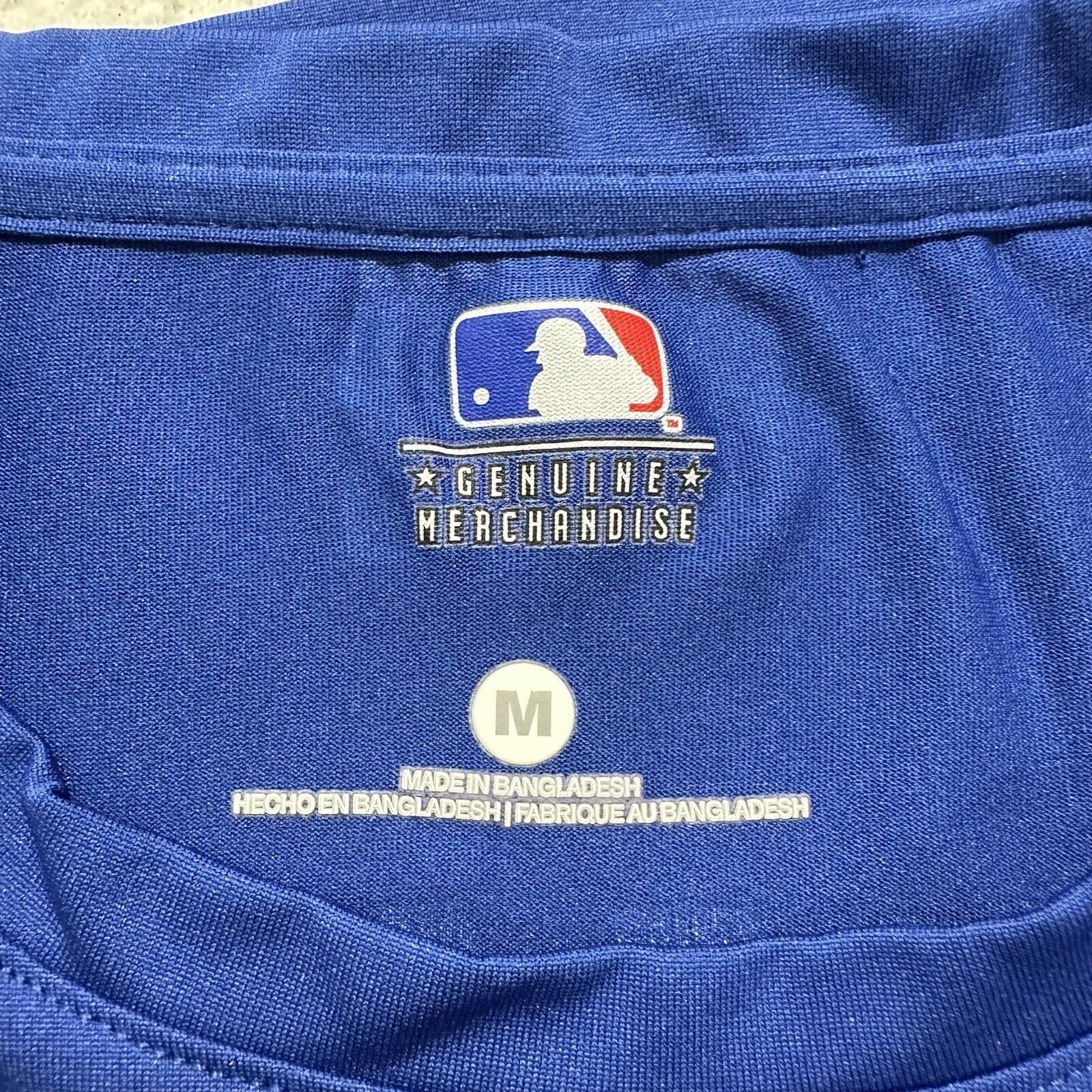 MLB MLB Chicago Cubs Medium Blue Baseball #17 Bryant T Shirt Size US M / EU 48-50 / 2 - 4 Thumbnail