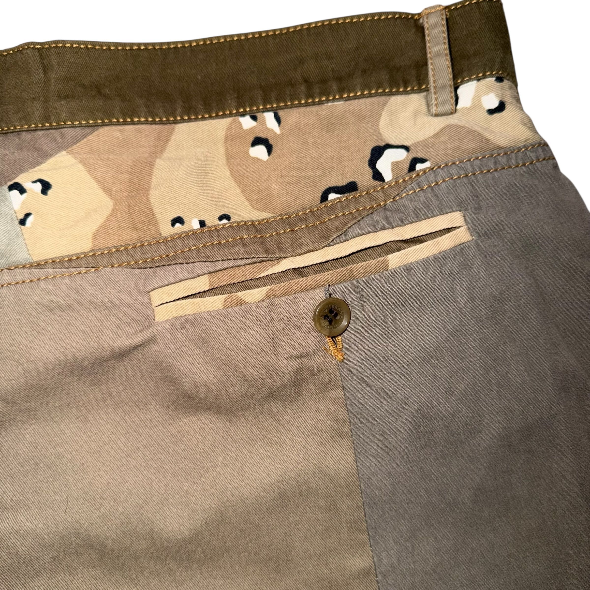 Dolce & Gabbana DOLCE & GABBANA VINTAGE CAMO PANTS Size US 38 / EU 54 - 8 Thumbnail