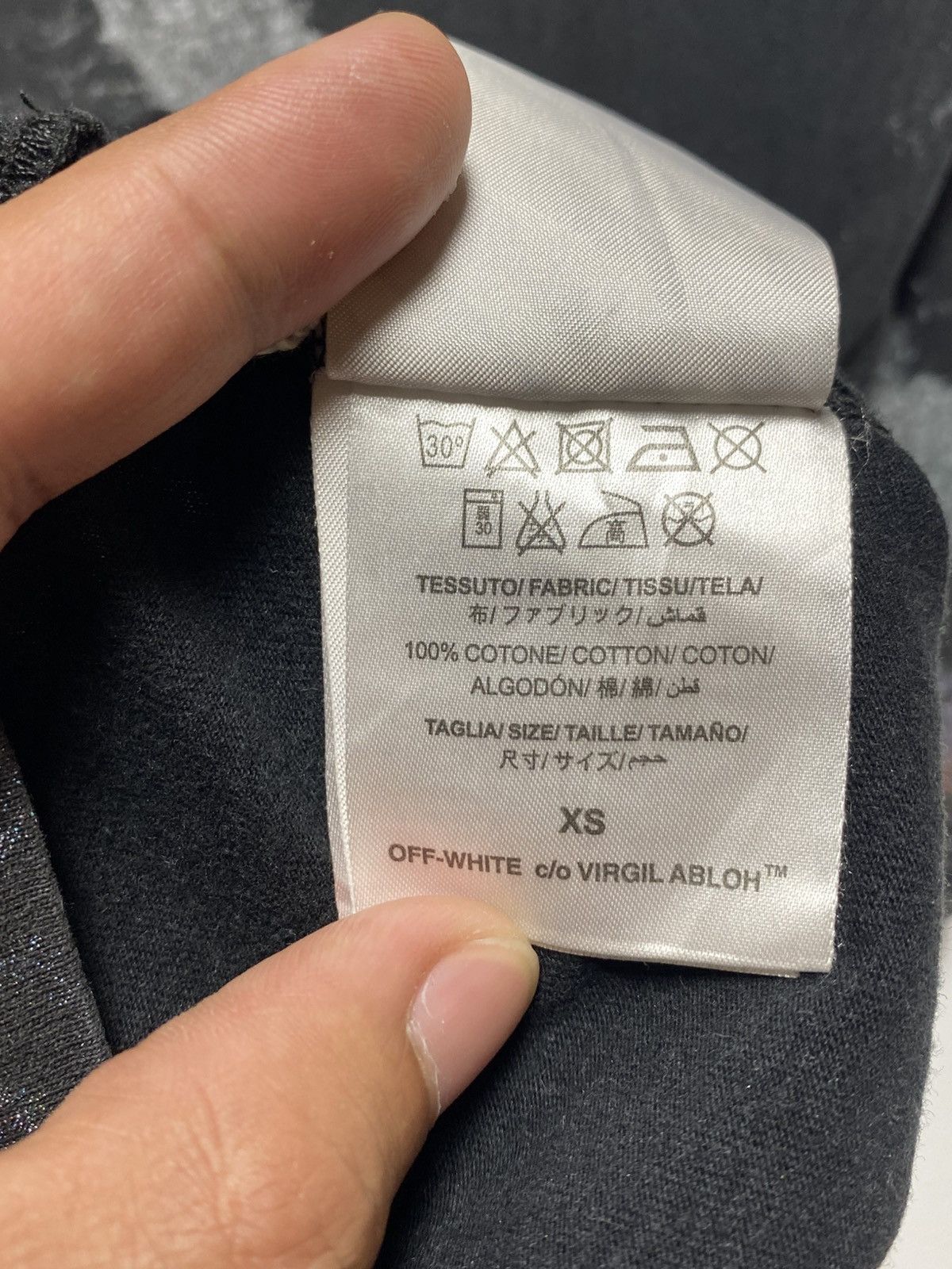 Off-White Off-White Galaxy Brushed Arrow T-Shirt Size US S / EU 44-46 / 1 - 18 Thumbnail