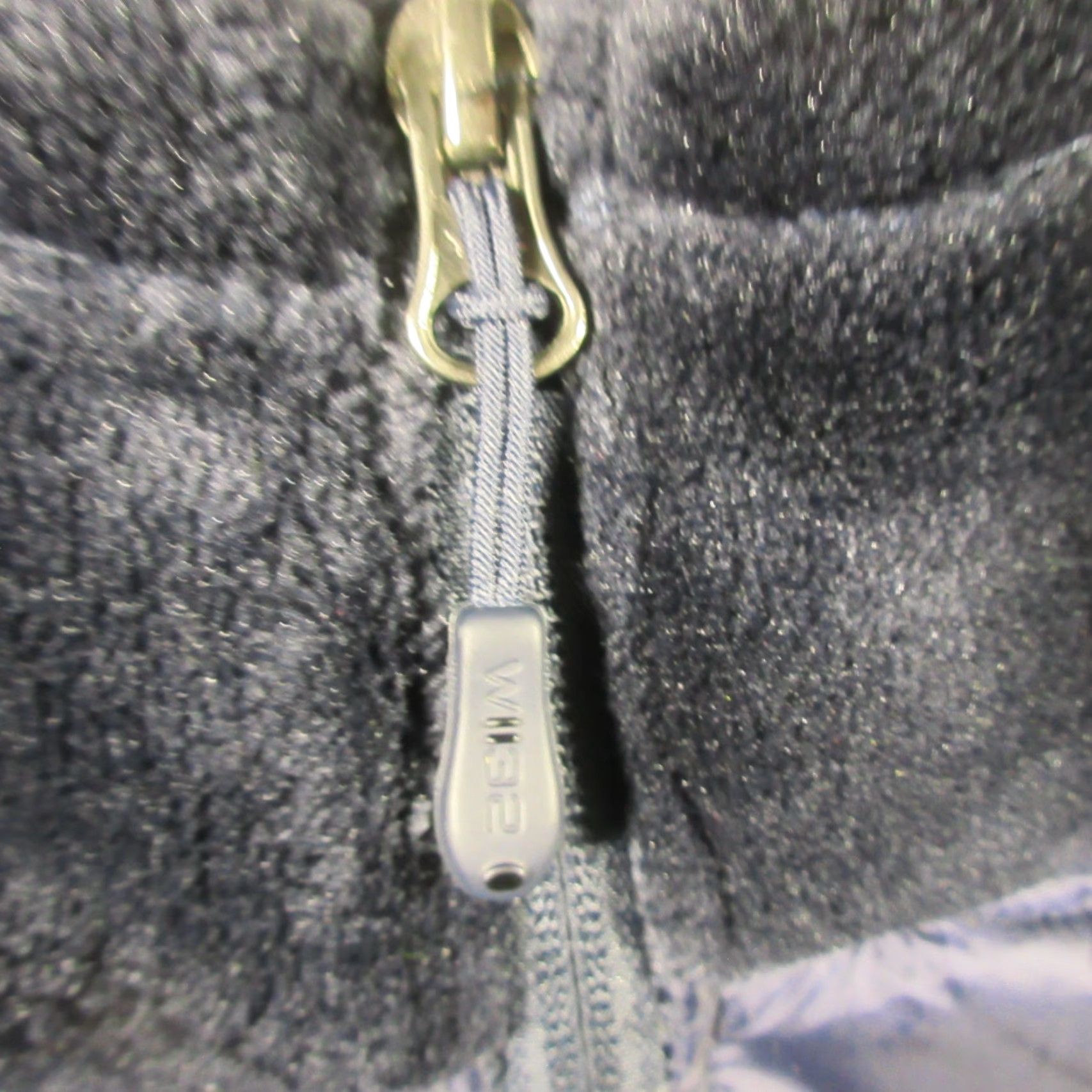 Vintage 32 Degrees Heat Puffer Fleece Jacket Womens M Navy Ultralight Mixed Media EUC Size M / US 6-8 / IT 42-44 - 4 Thumbnail