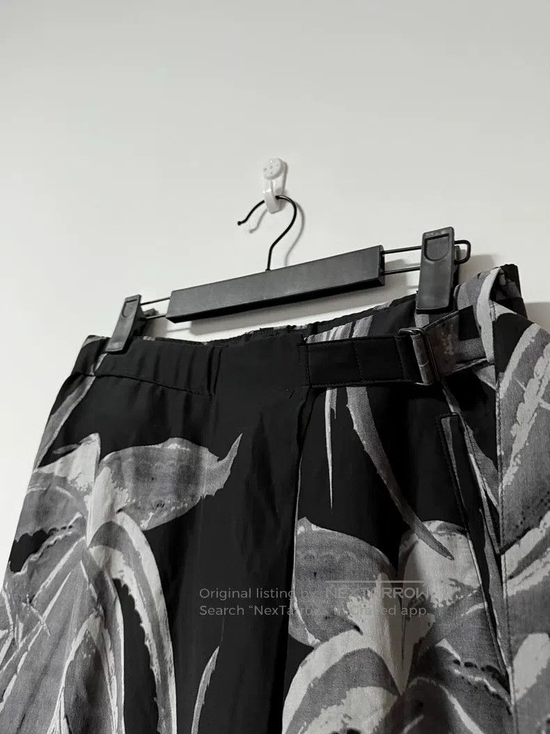 Yohji Yamamoto Yohji Yamamoto size 1 Cropped Silk Floral Wide Leg Kendo Pa Size US 28 / EU 44 - 3 Thumbnail