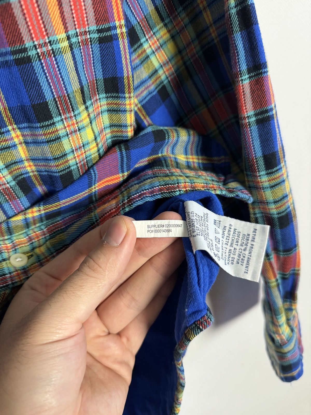 Ralph Lauren Ralph Lauren Long Sleeve Plaid Shirt Button Up Multicolor L Size US L / EU 52-54 / 3 - 10 Thumbnail