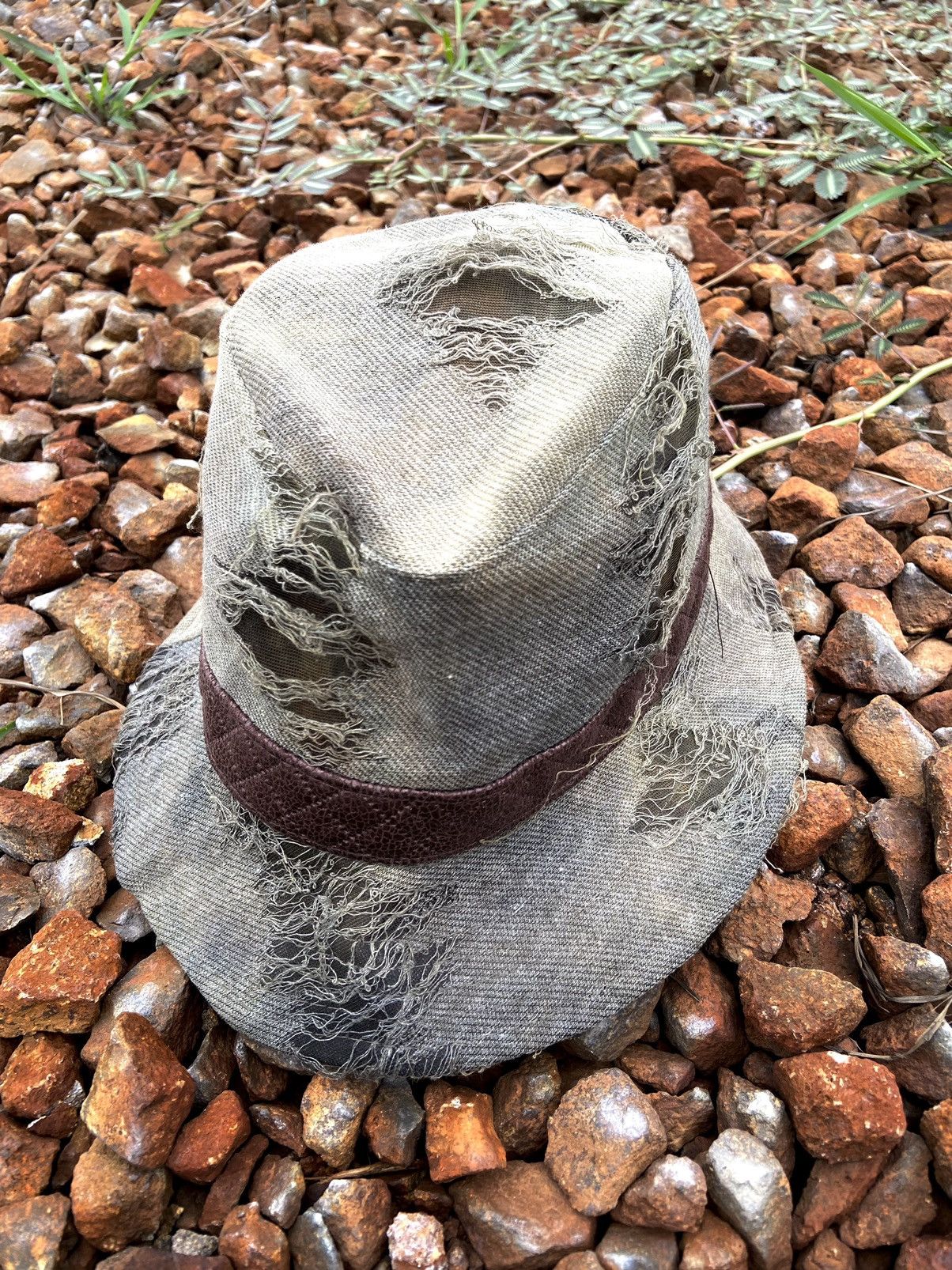 Japanese Brand × Vintage Japanes brand ditsetressed crazy bucket hat inspired kapital Size ONE SIZE - 1 Thumbnail