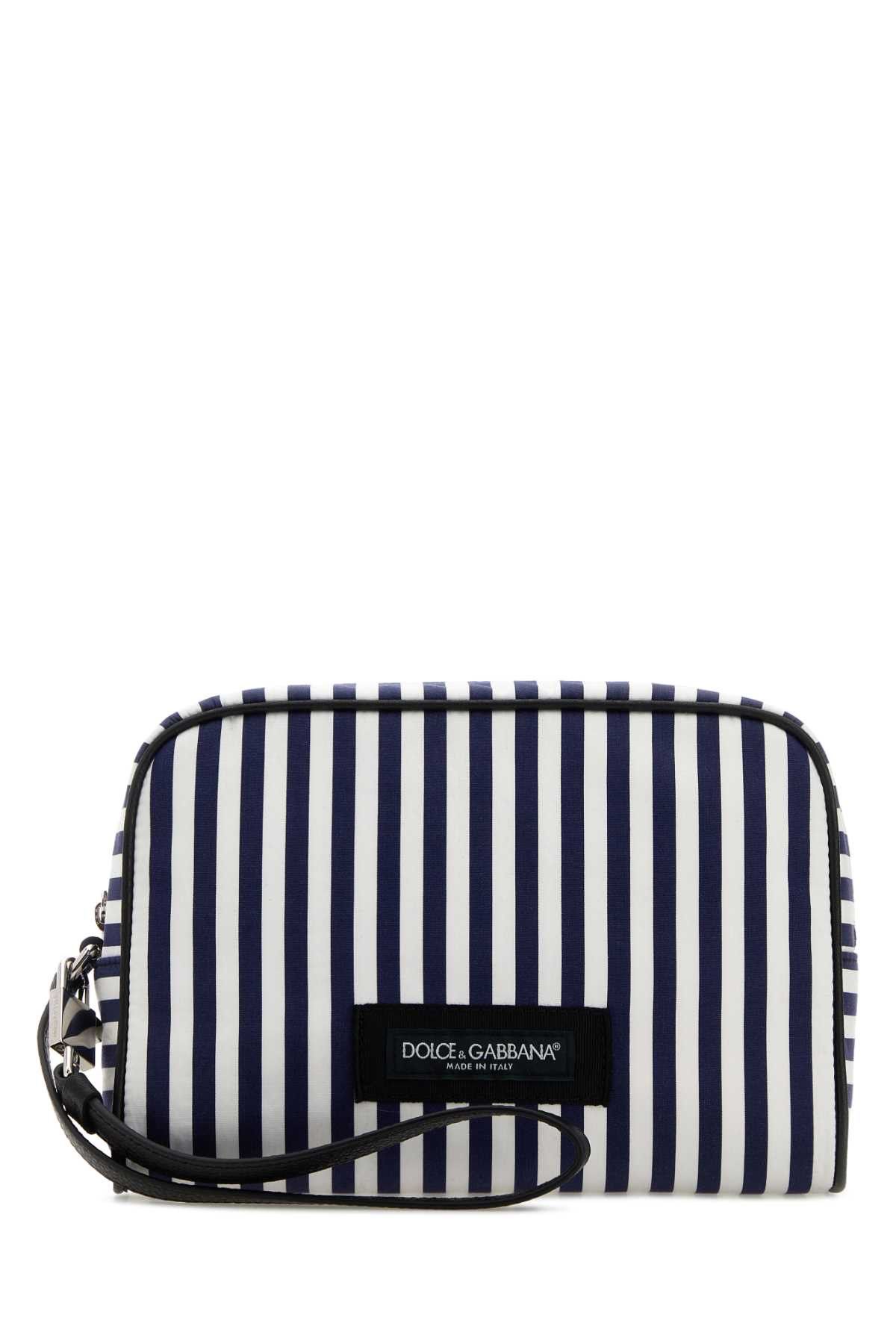 Dolce & Gabbana Embroidered Poplin Clutch Size ONE SIZE - 1 Thumbnail