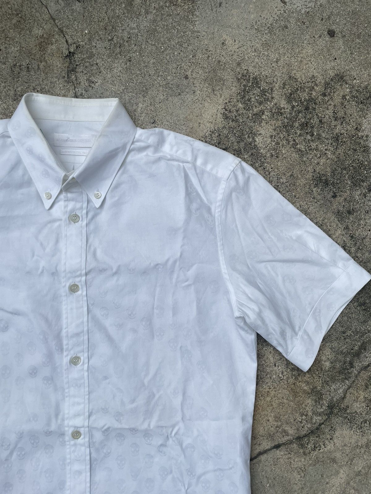 Alexander Mcqueen Skull Fullprint Brad Pitt Shirt
