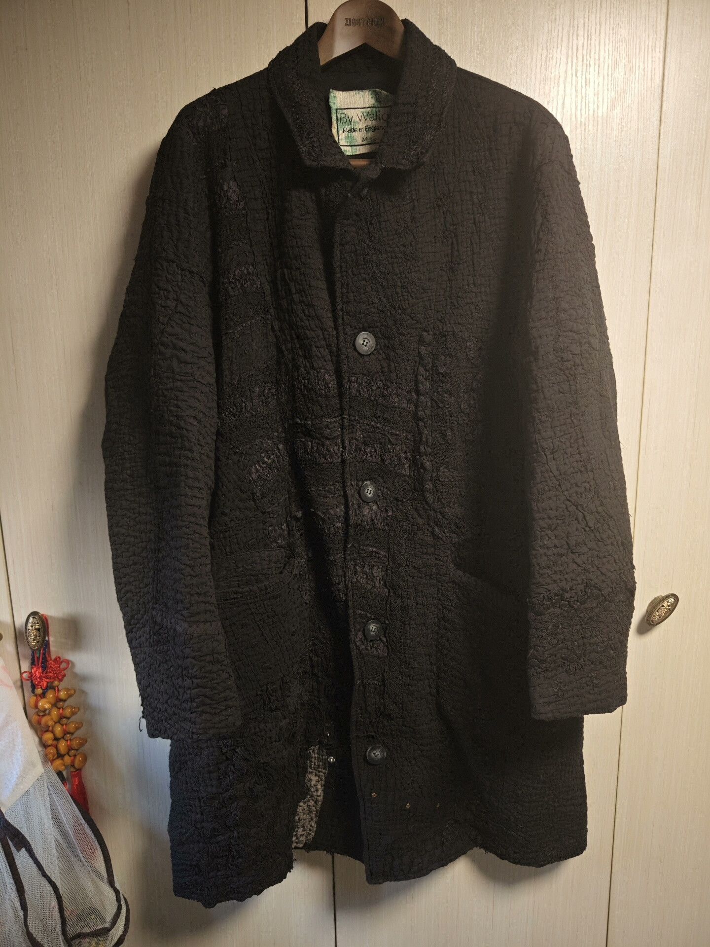 By Walid By Walid Sashiko Coat M Black Size US M / EU 48-50 / 2 - 1 Thumbnail