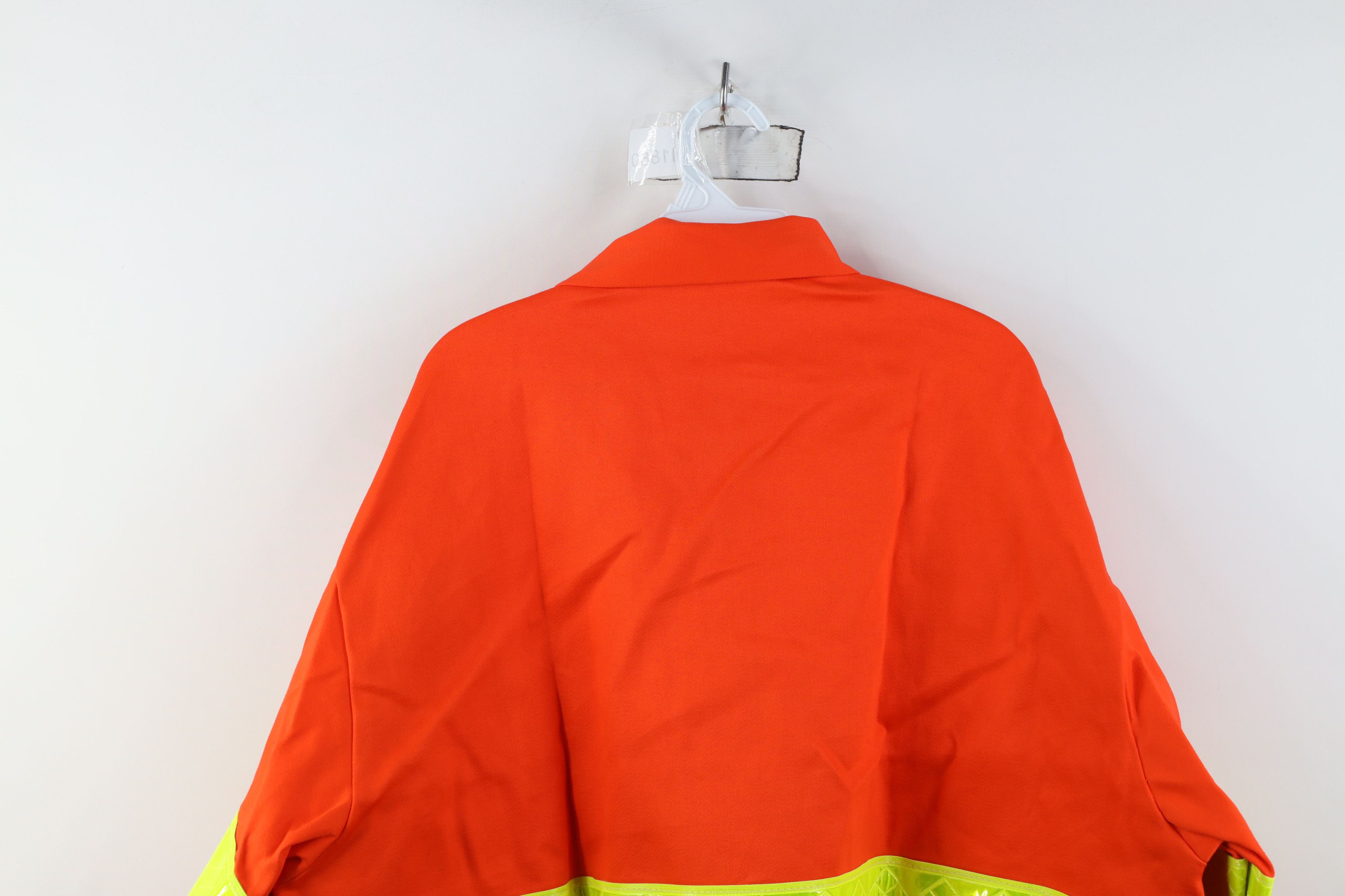 Deadstock Vintage 90s Streetwear Fire Flame Resistant Jacket