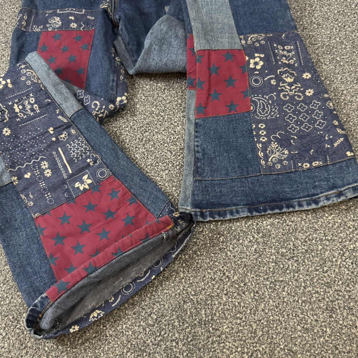 Japanese Brand Vintage 90s Japanese Flared Anap Weekend Edition Denim Size US 27 - 6 Thumbnail
