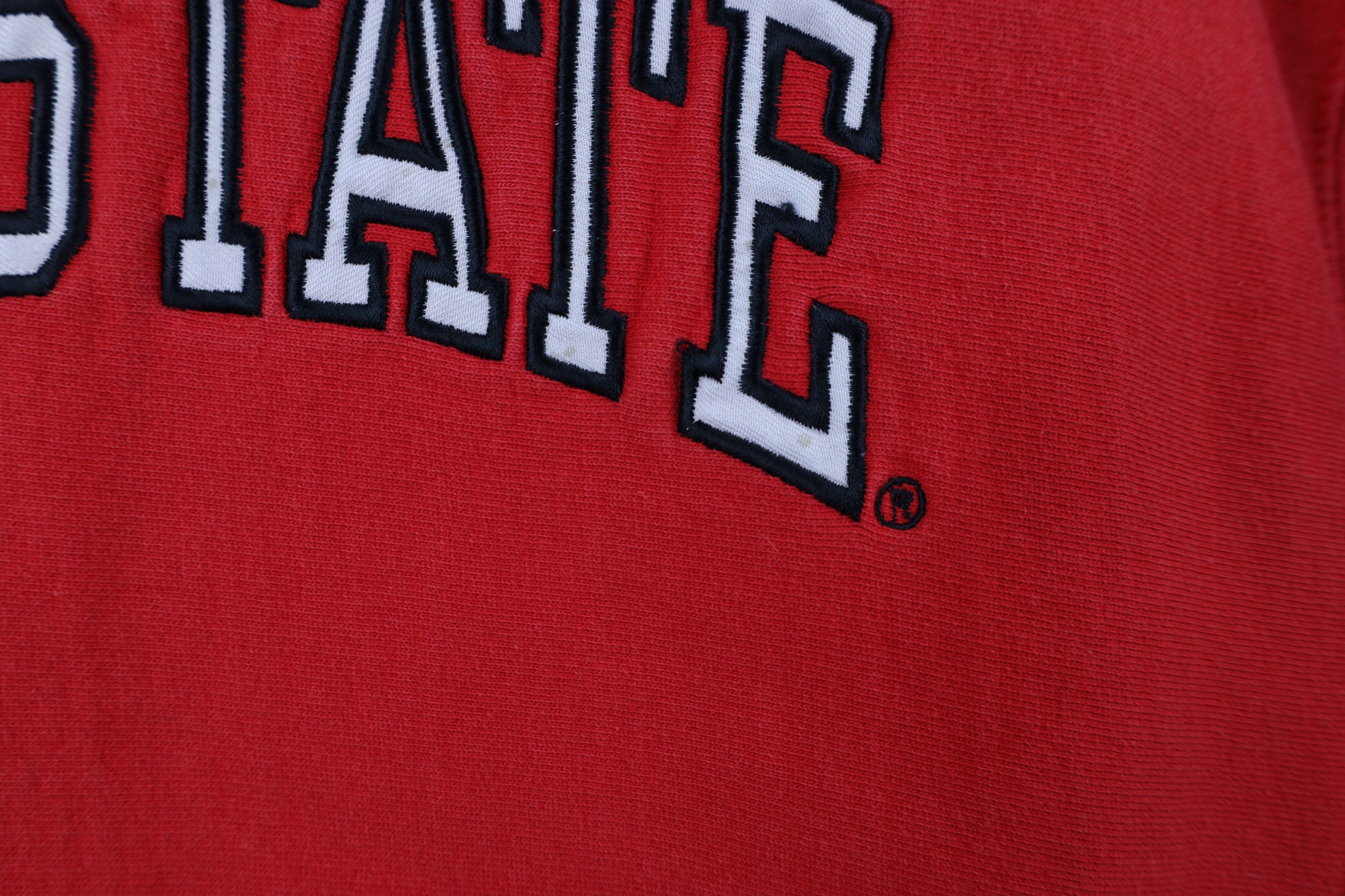 Vintage Vintage 90s Heavyweight Ohio State University Sweatshirt Red Size US XL / EU 56 / 4 - 6 Thumbnail
