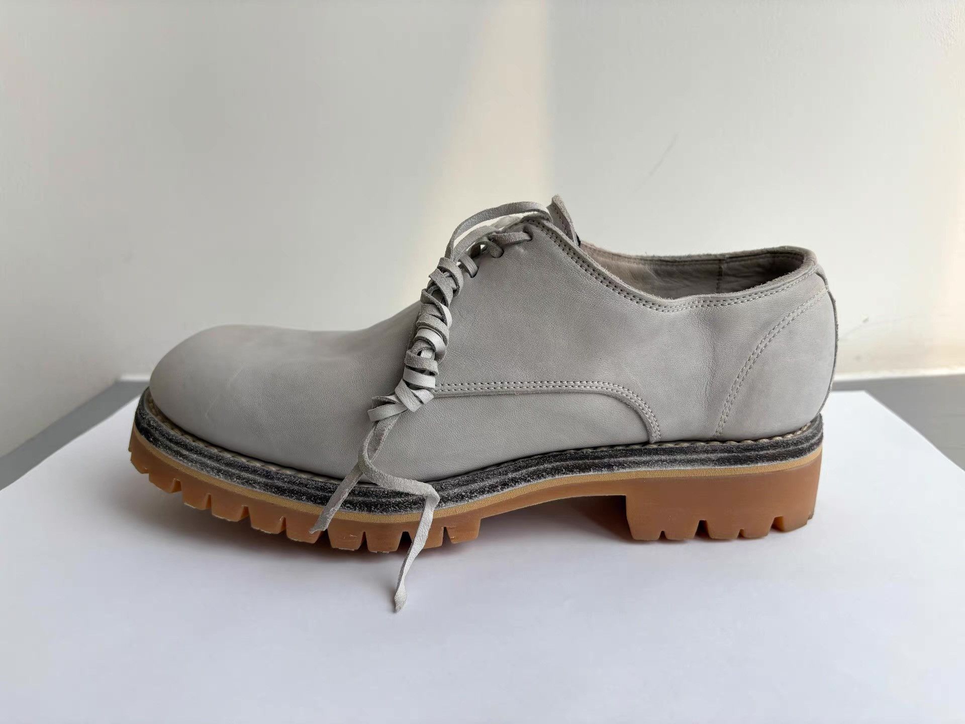 Guidi GUIDI 792V Men's Horse Leather Chunky Sole Derby Shoes Ｑ21 Size US 7 / EU 40 - 7 Thumbnail