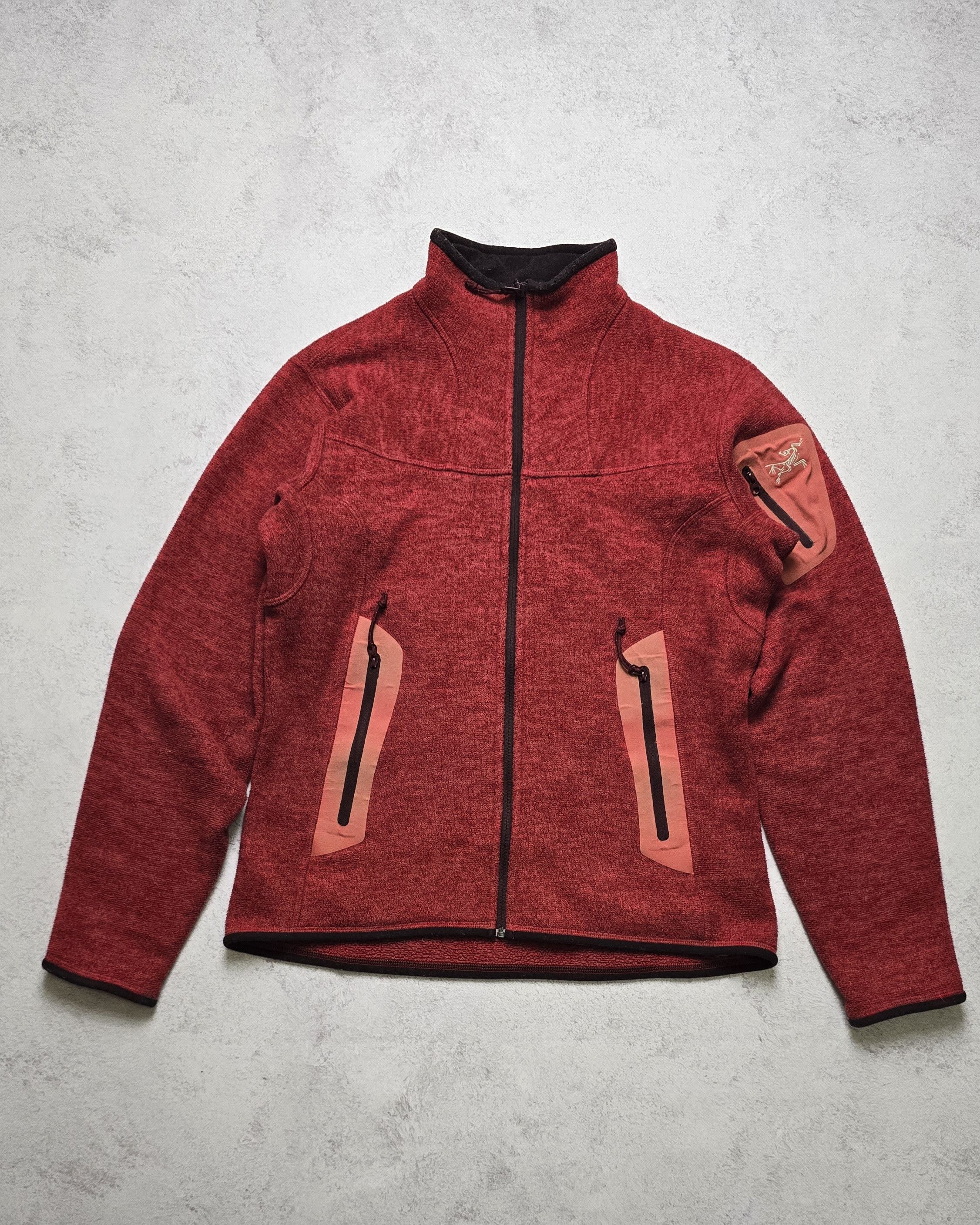 Arc'teryx Arc'teryx Covert Full Zip Knit Fleece Red Jacket Size M / US 6-8 / IT 42-44 - 2 Thumbnail
