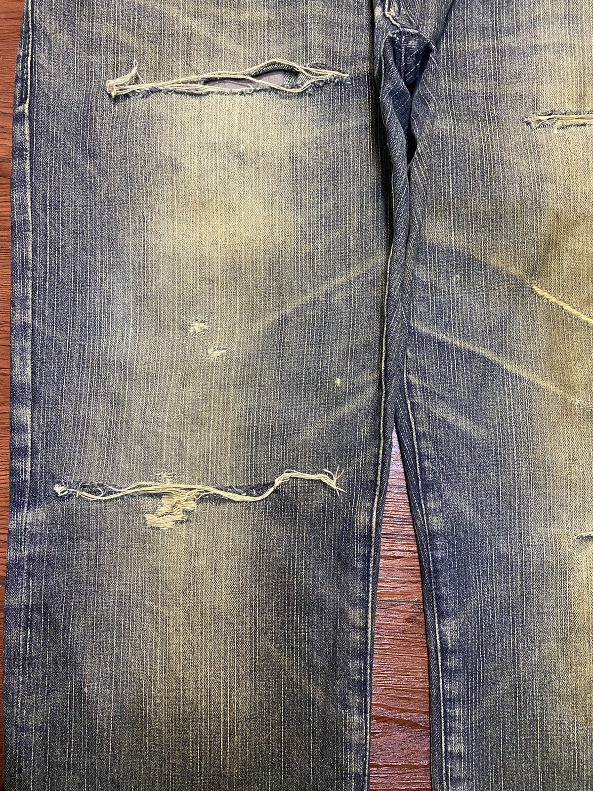 Japanese Brand Vintage Japanese Brand Alcot by Supreme Distressed Jean Size US 38 / EU 54 - 7 Thumbnail
