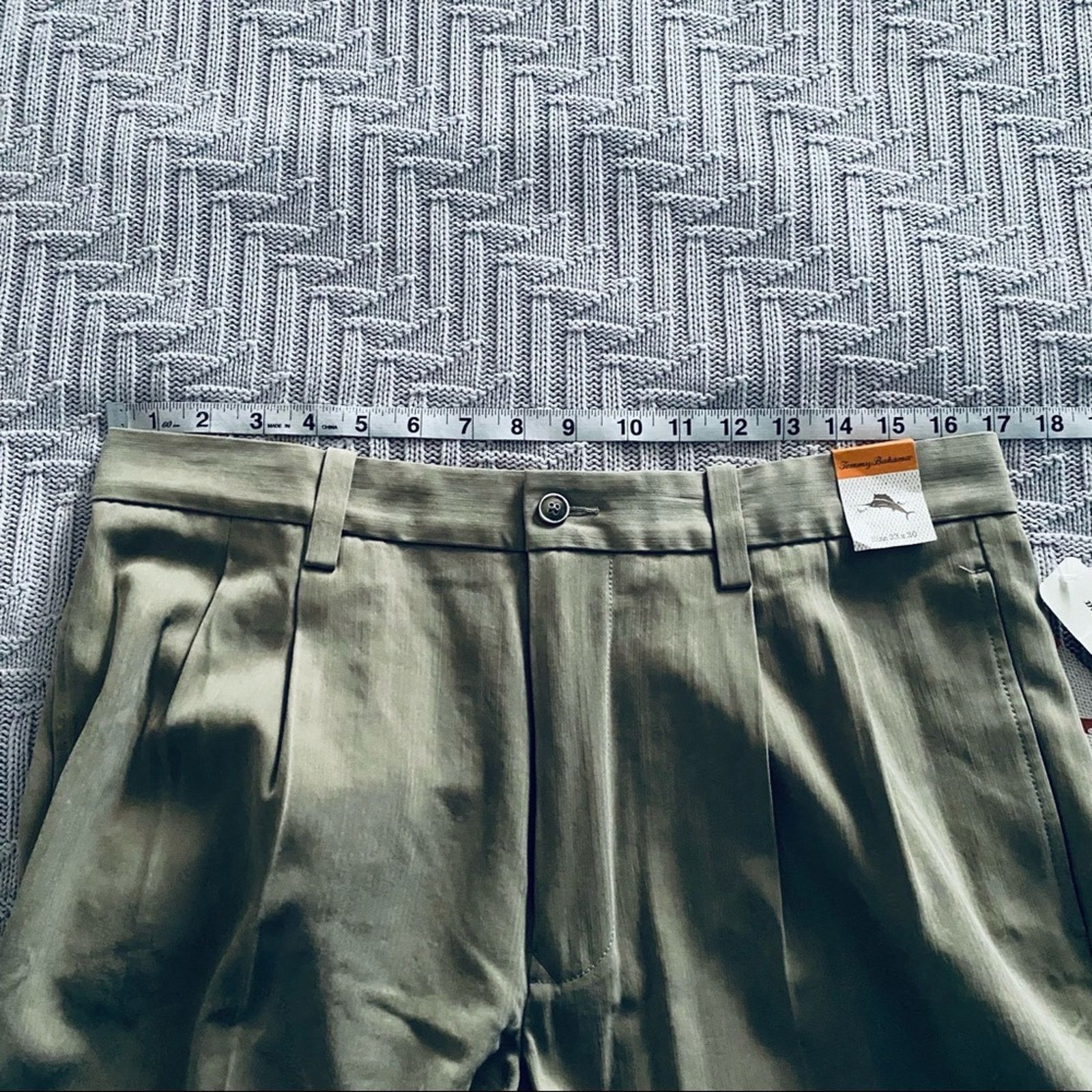 Tommy Bahama NWT Tommy Bahama silk khaki dress slacks Size US 33 - 5 Thumbnail