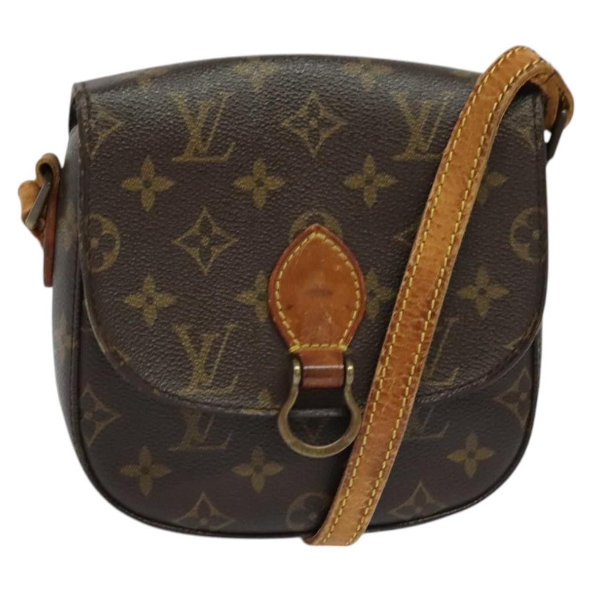 Louis Vuitton Monogram Saint Cloud Pm Shoulder Bag M51244 Lv Auth 122564, Women's
