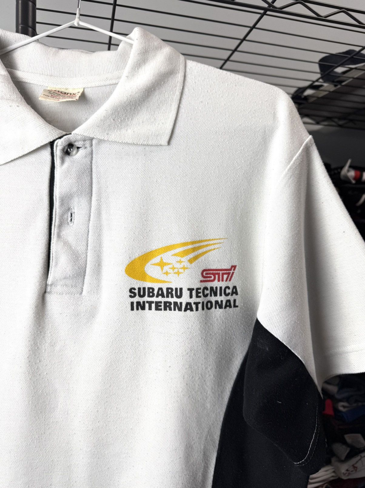 Vintage Vintage Subaru WRX STI Racing Polo T Shirt Rally Size US L / EU 52-54 / 3 - 3 Thumbnail