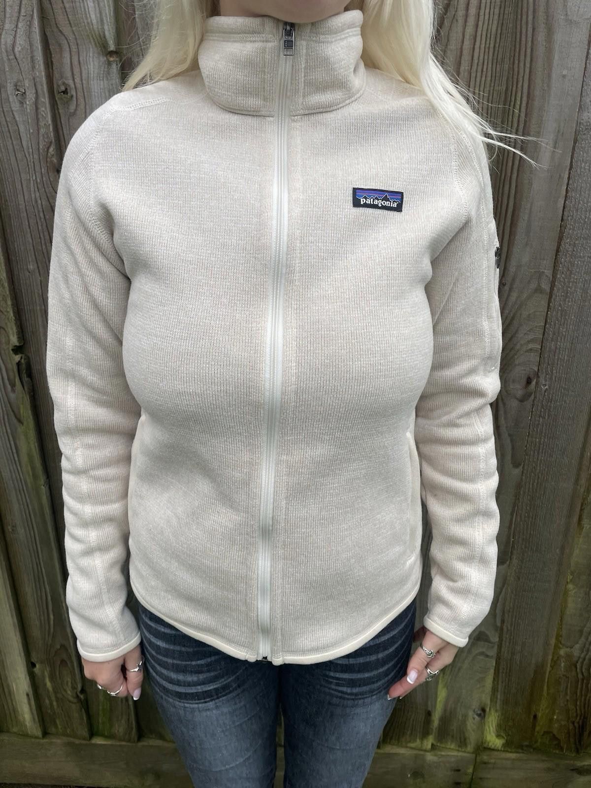Other Patagonia Women’s Fleece Zip Up Jacket Cream Medium Size M / US 6-8 / IT 42-44 - 1 Thumbnail