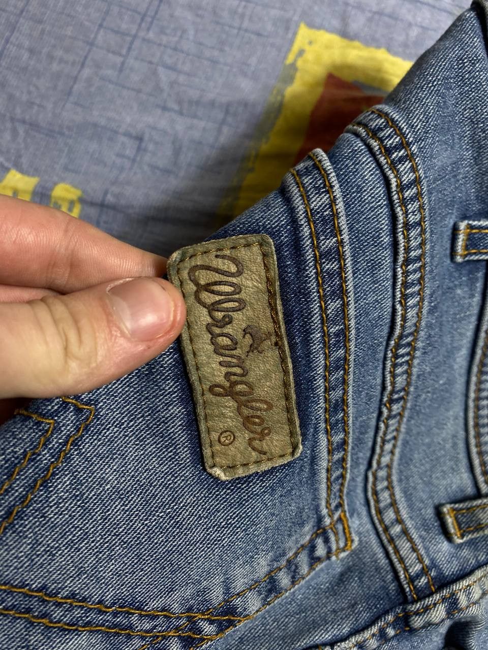 Wrangler Vintage Wrangler Jeans Faded Denim 90s Size US 38 / EU 54 - 17 Thumbnail