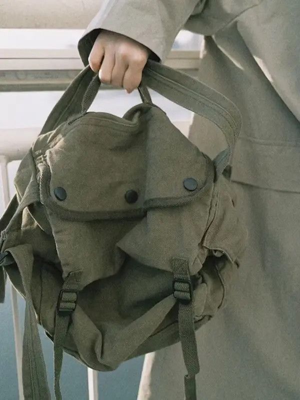 Vintage Utility grunge military messenger shoulder bag | Grailed