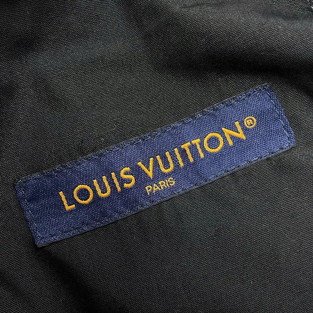 Louis Vuitton vintage black lv denim work pants size 33 Size US 33 - 3 Thumbnail