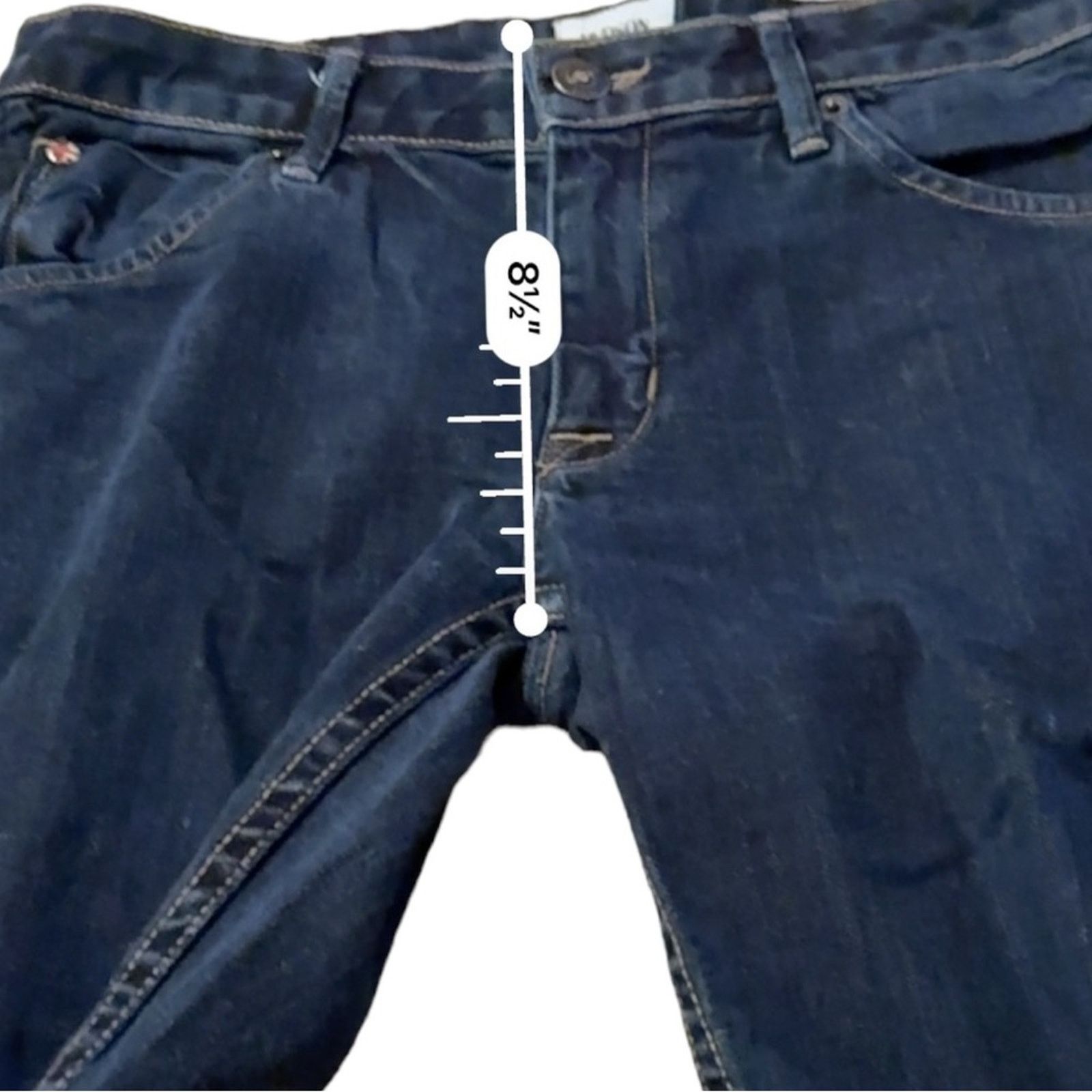 Hudson Hudson Carly Mid Rise Straight Leg Dark Wash Jeans Size 27 Size 27" / US 4 / IT 40 - 11 Thumbnail