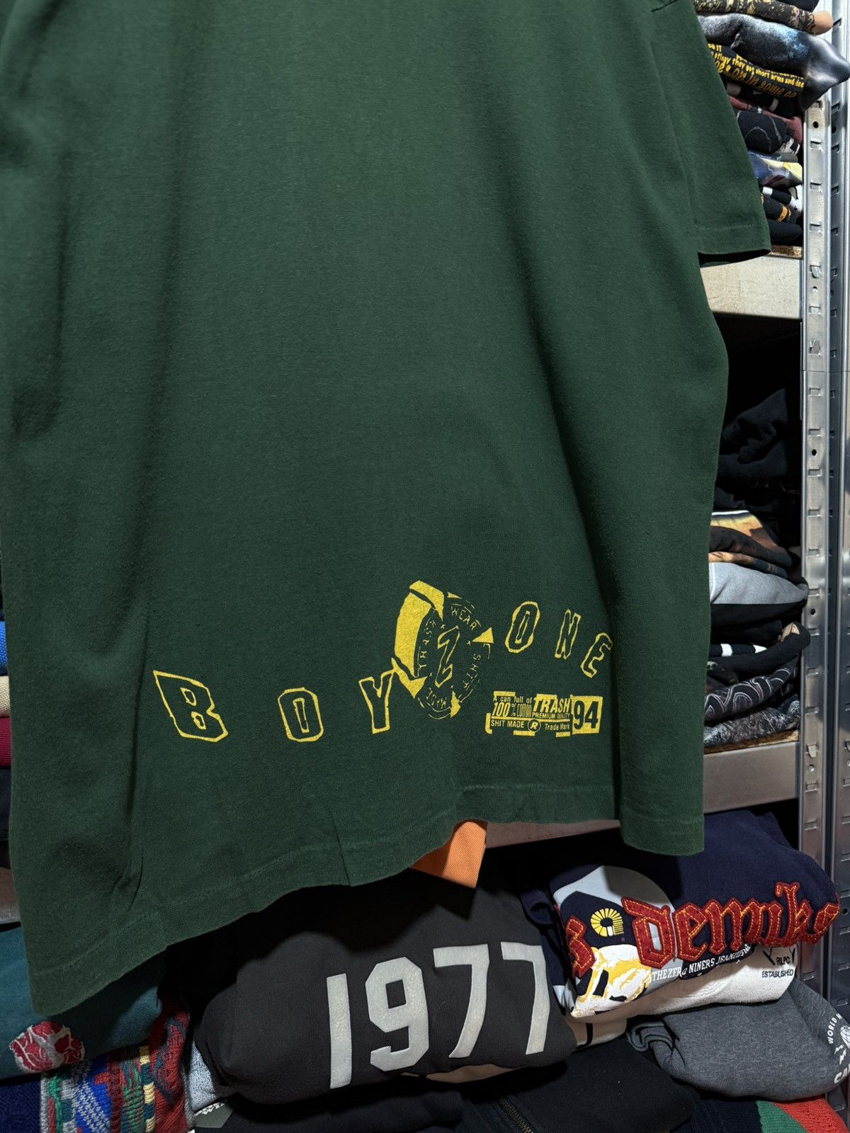 Vintage Vintage 90’s Boyzone Thrash Can Not Dead T-Shirt Y2K Hype Size US XL / EU 56 / 4 - 6 Thumbnail