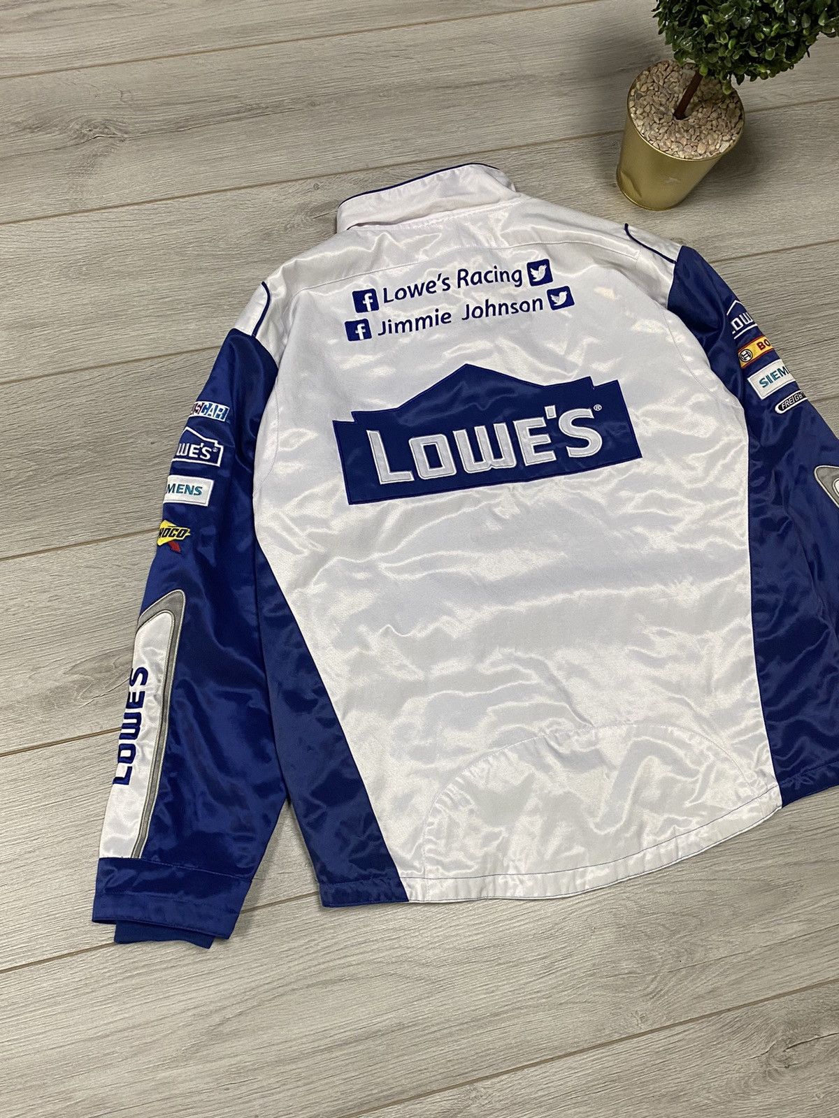 NASCAR NASCAR racing Lowe’s vintage jacket Size US L / EU 52-54 / 3 - 3 Thumbnail