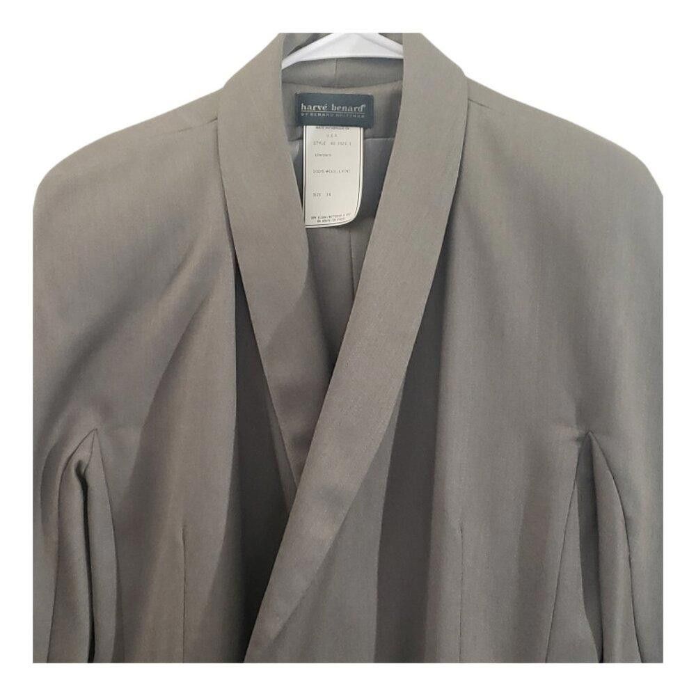 Harve Benard CT1850 Harve Benard NWT Ladies Olive 90's Dble Breast Suit Size 36" / US 14 / IT 50 - 5 Thumbnail