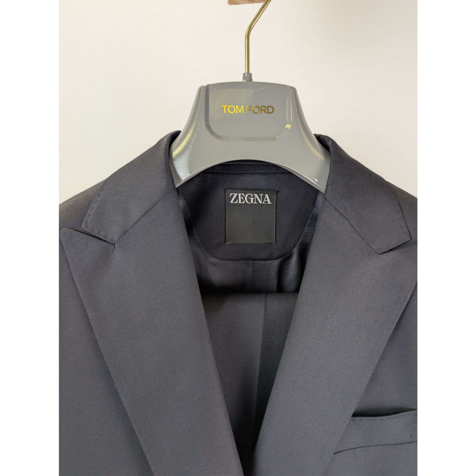 Ermenegildo Zegna o1rshd1 Mens Suit - Blazer and Casual Pants in Black Size US M / EU 48-50 / 2 - 6 Thumbnail
