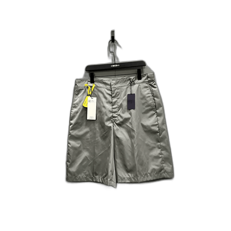PRADA Gray Triangle Logo Shorts Size 4652 -2505