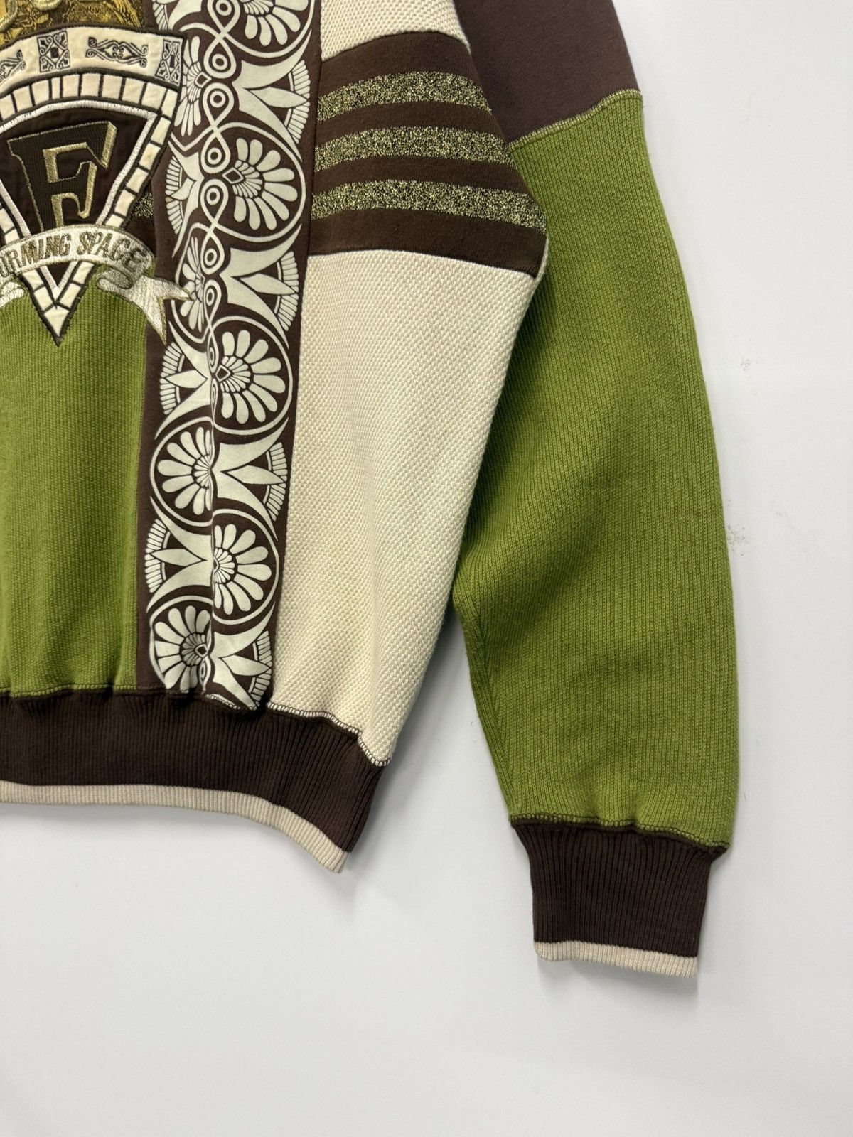 Yoshiyuki Konishi ⚡️Ficce Yoshiyuki Konishi Sweat Jpn Designer Patchwork Embroi Size US L / EU 52-54 / 3 - 2 Thumbnail