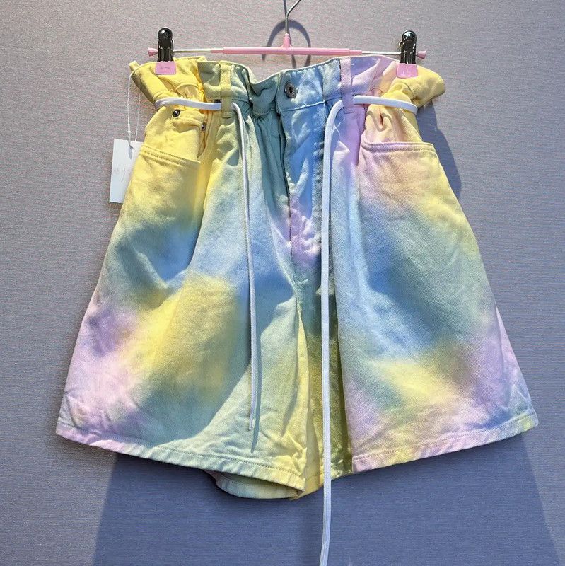 Miu Miu Miu Miu Colorful Cotton Summer Shorts 0089 Size 23" - 1 Thumbnail