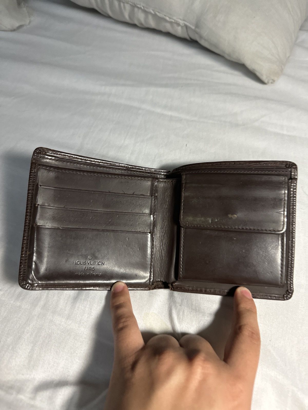 Louis Vuitton LOUIS VUITTON BIFOLD BROWN USED Size ONE SIZE - 3 Thumbnail
