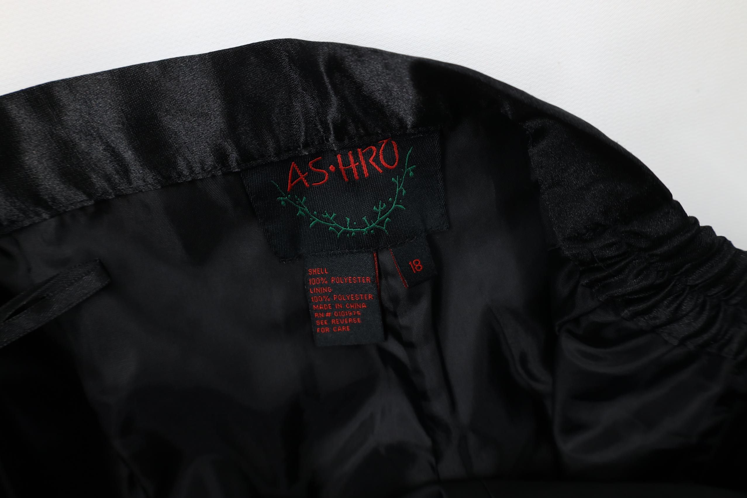 Vintage Vintage 90s Streetwear Polyester Super Wide Leg Pants Black Size 40" / US 18 - 7 Thumbnail