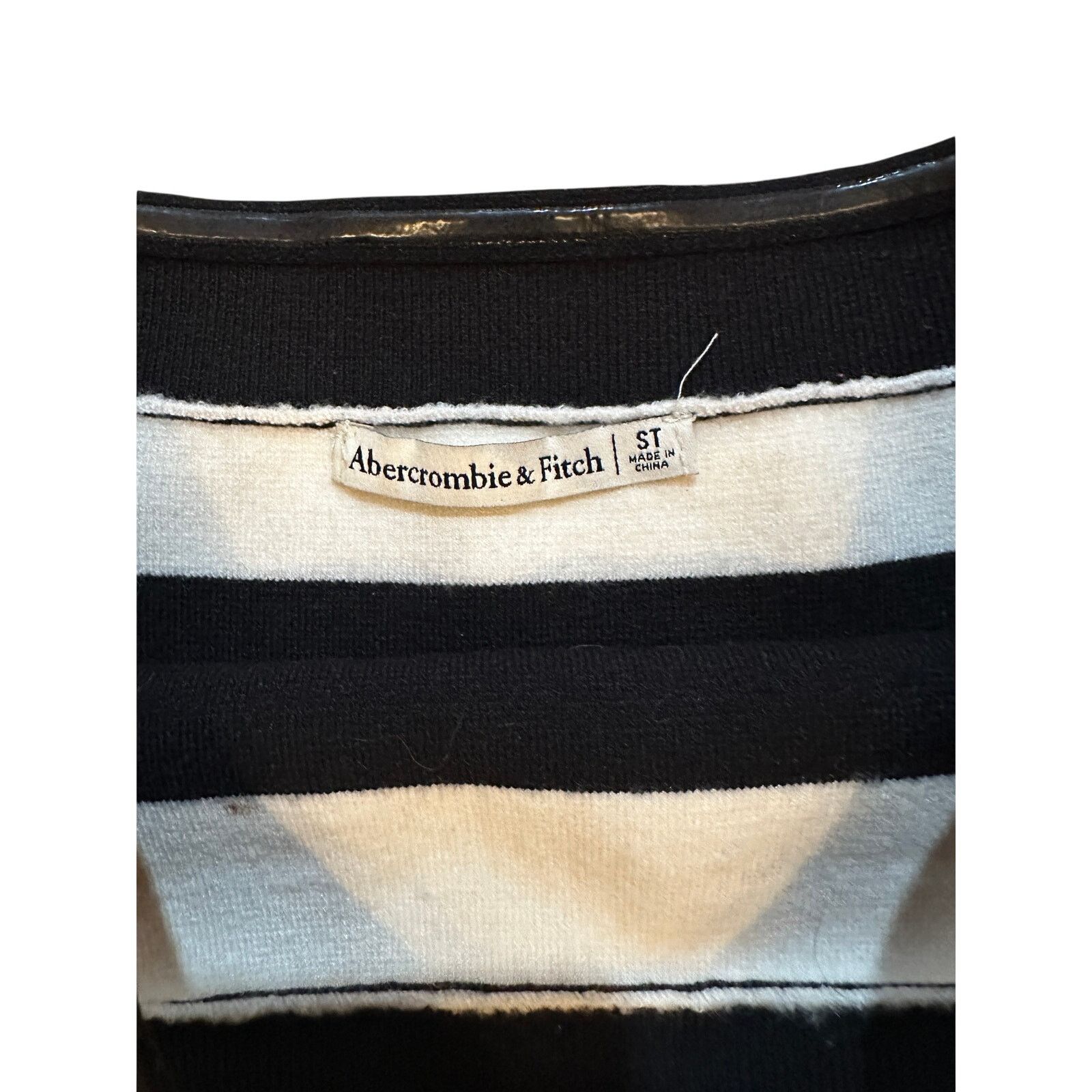 Abercrombie & Fitch Abercrombie & Fitch Black & White Stripe Maxi Dress Size S / US 4 / IT 40 - 2 Thumbnail