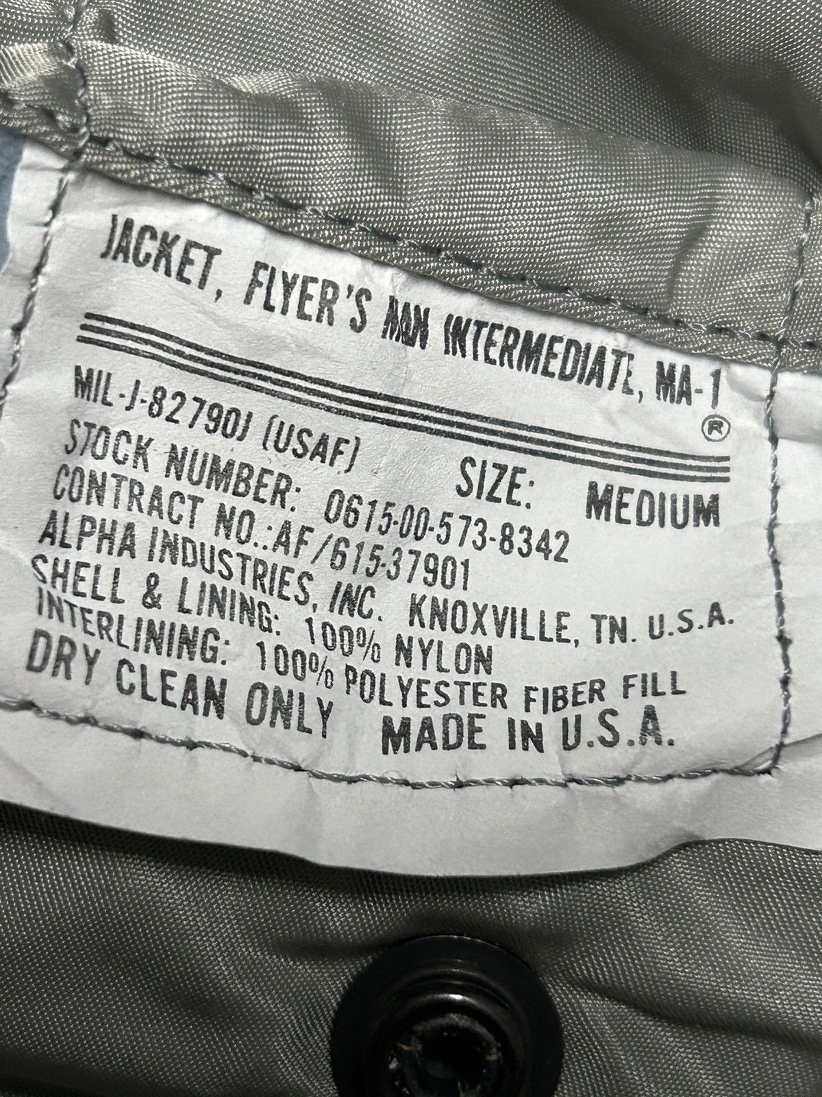 Alpha Industries × Vintage 🔥🔥🔥🔥🔥 Vintage ALPHA INDUSTRIES MA-1 BOMBER JACKET RIVERSIBLE Size US M / EU 48-50 / 2 - 12 Thumbnail
