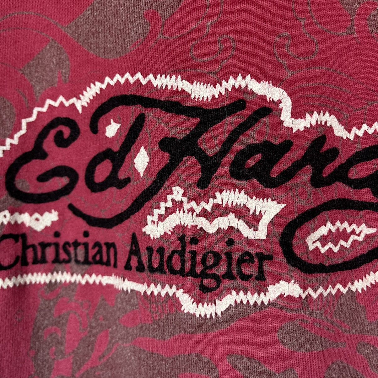 Ed Hardy Vintage Ed Hardy AOP tattoo rare y2k tee 90’s Size US L / EU 52-54 / 3 - 8 Thumbnail