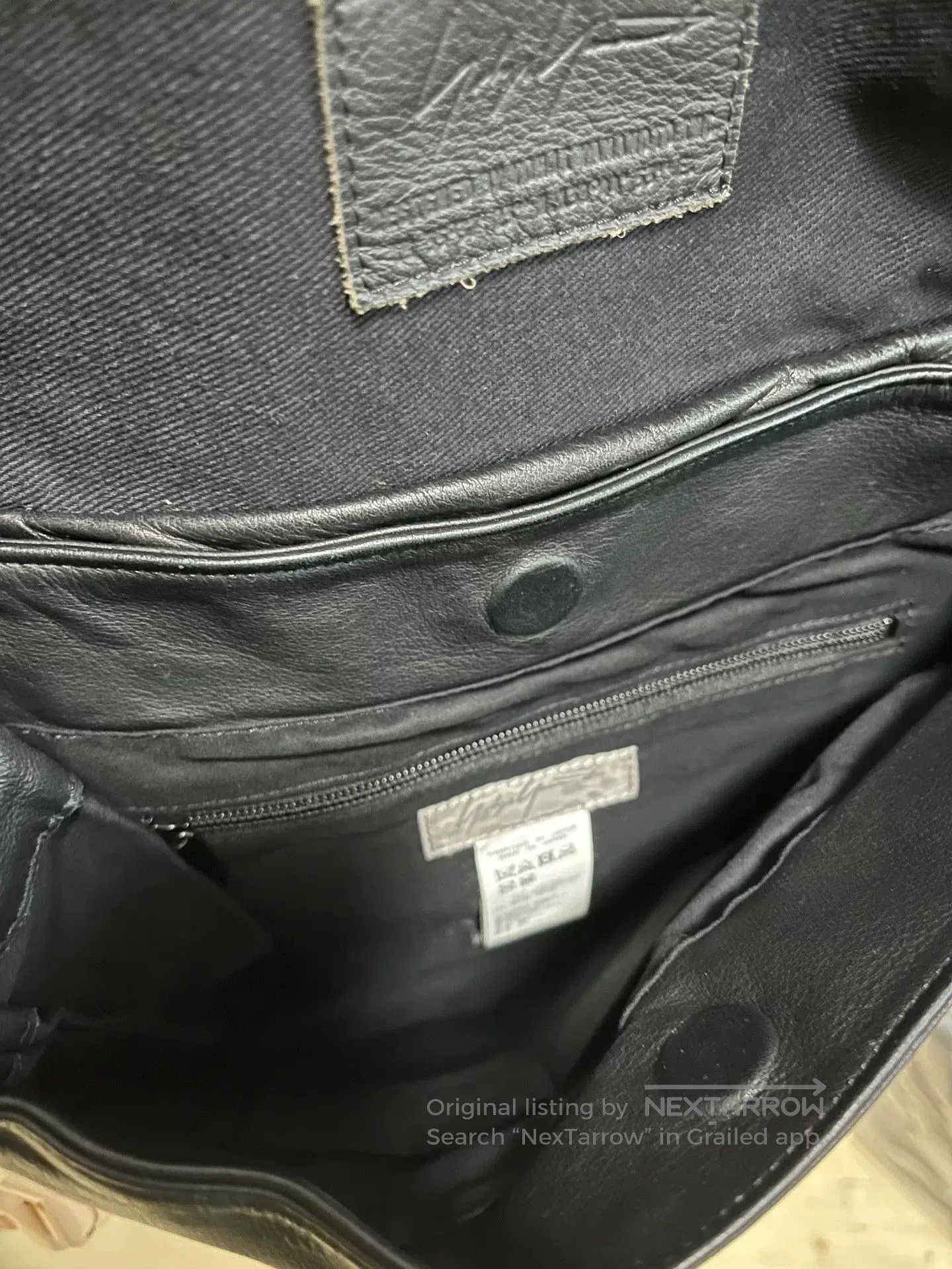 Yohji Yamamoto Yohji Yamamoto Black Leather Crossbody Bag. Size ONE SIZE - 4 Thumbnail