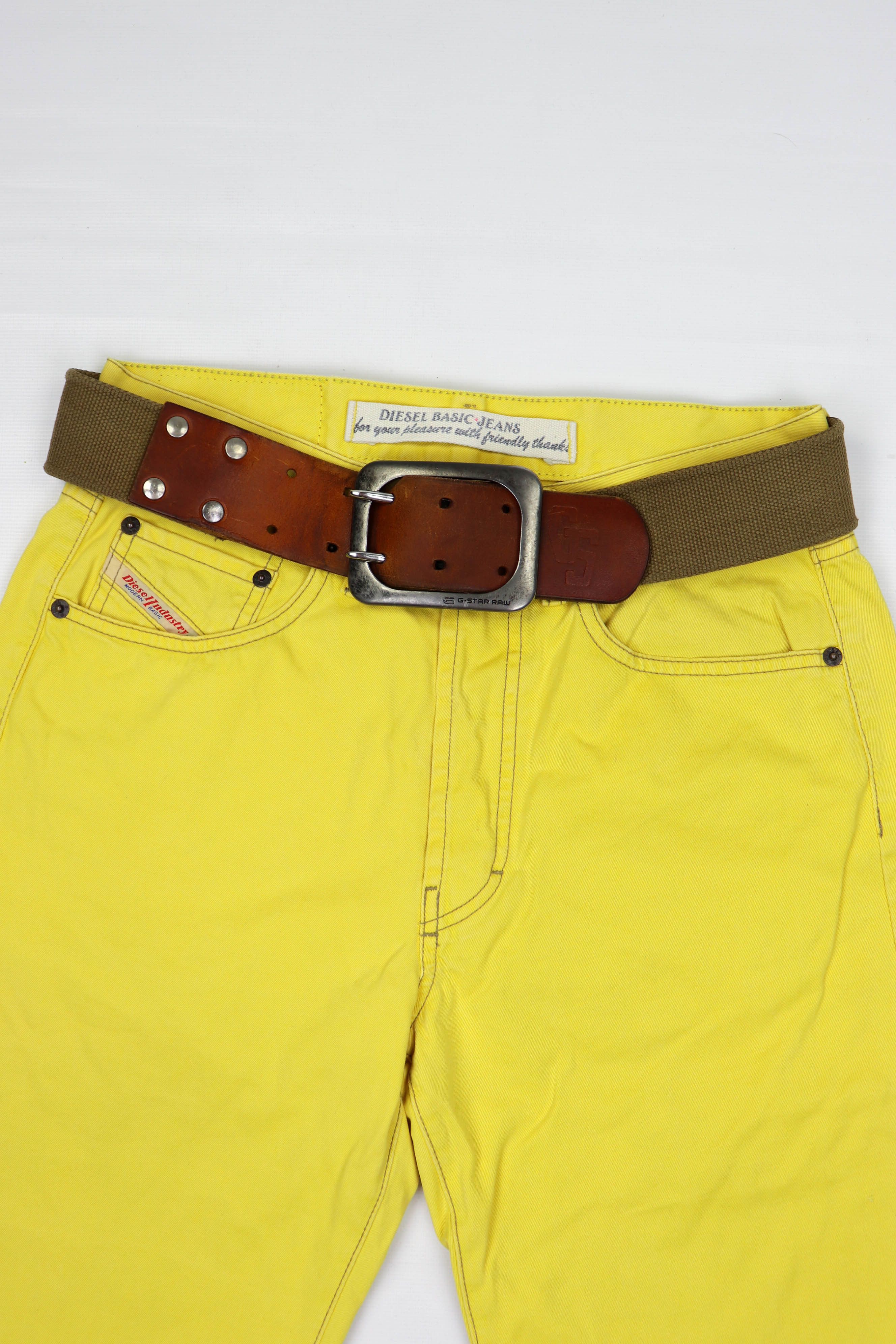 G-Star G-Star RAW Denim Vintage Canvas/Leather Split Belt Size ONE SIZE - 2 Thumbnail